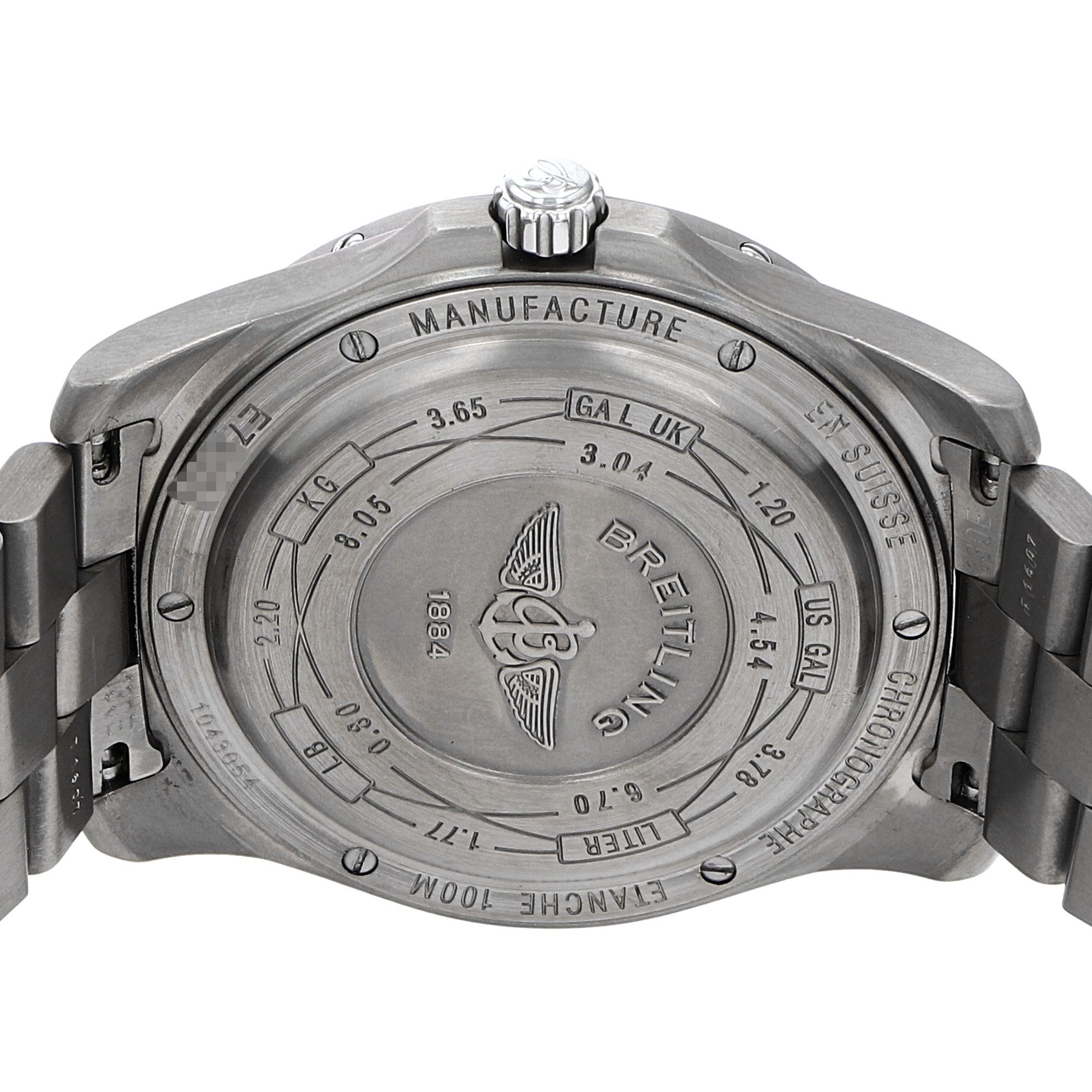 Breitling Aerospace Avantage E79362 Blue Arabic Quartz GMT