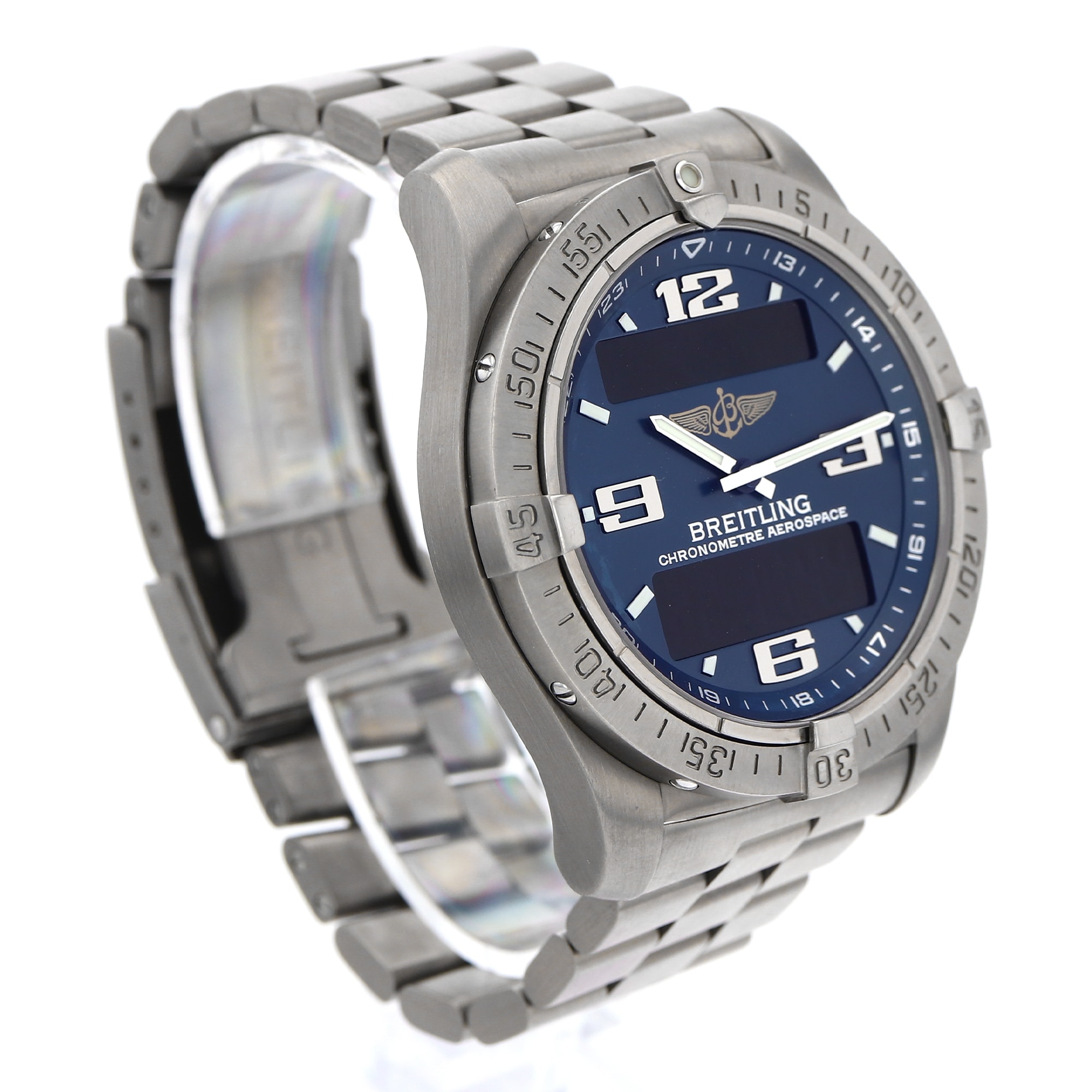 Breitling Aerospace Avantage E79362 Blue Arabic Quartz GMT