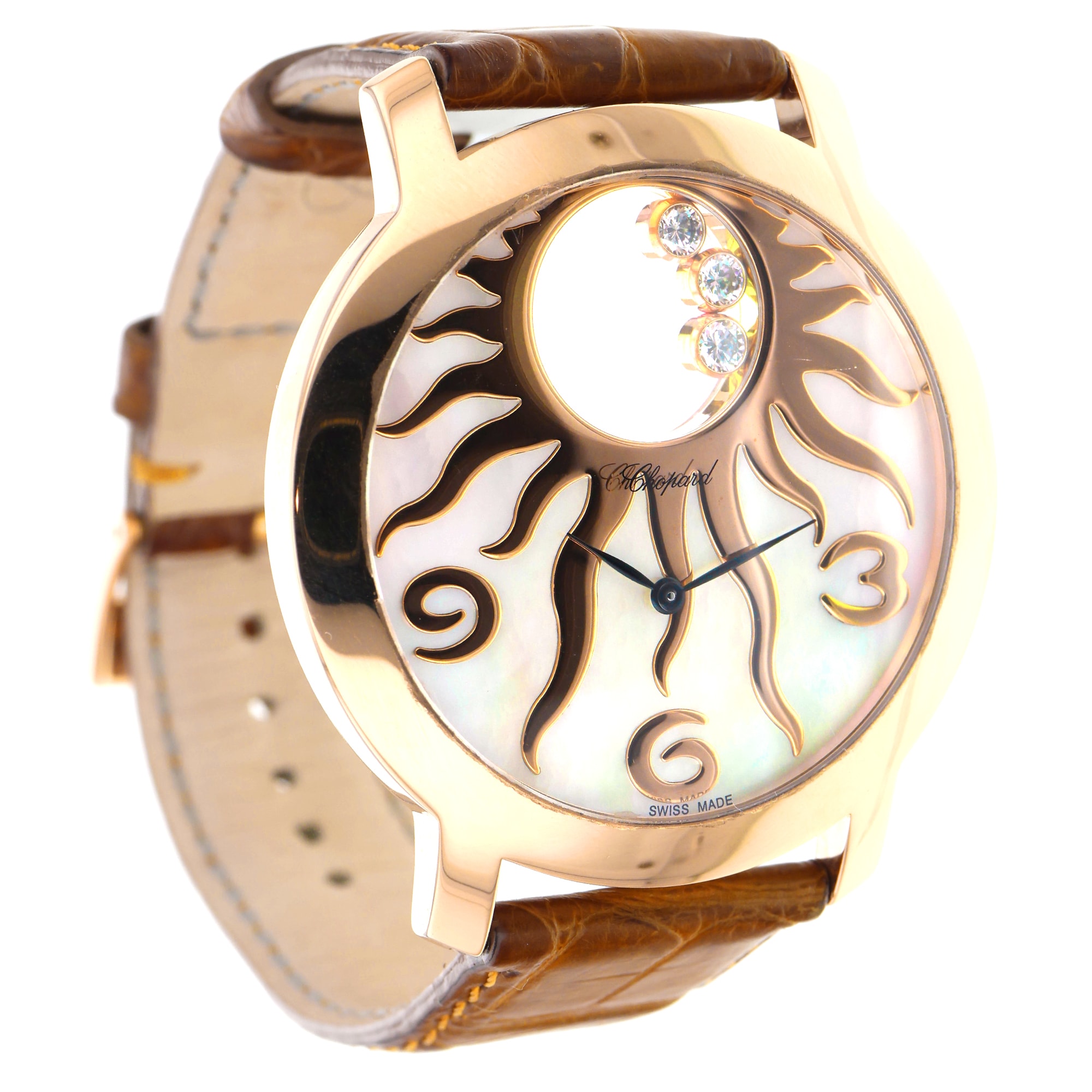 Chopard Happy Sport Happy Sun 207469 40mm 18K rose gold