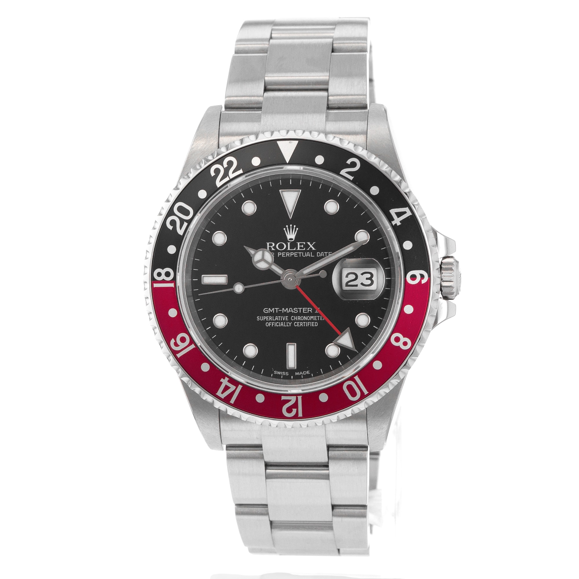 Rolex GMT-Master II 16710 Coke Black Red Automatic Mens Watch