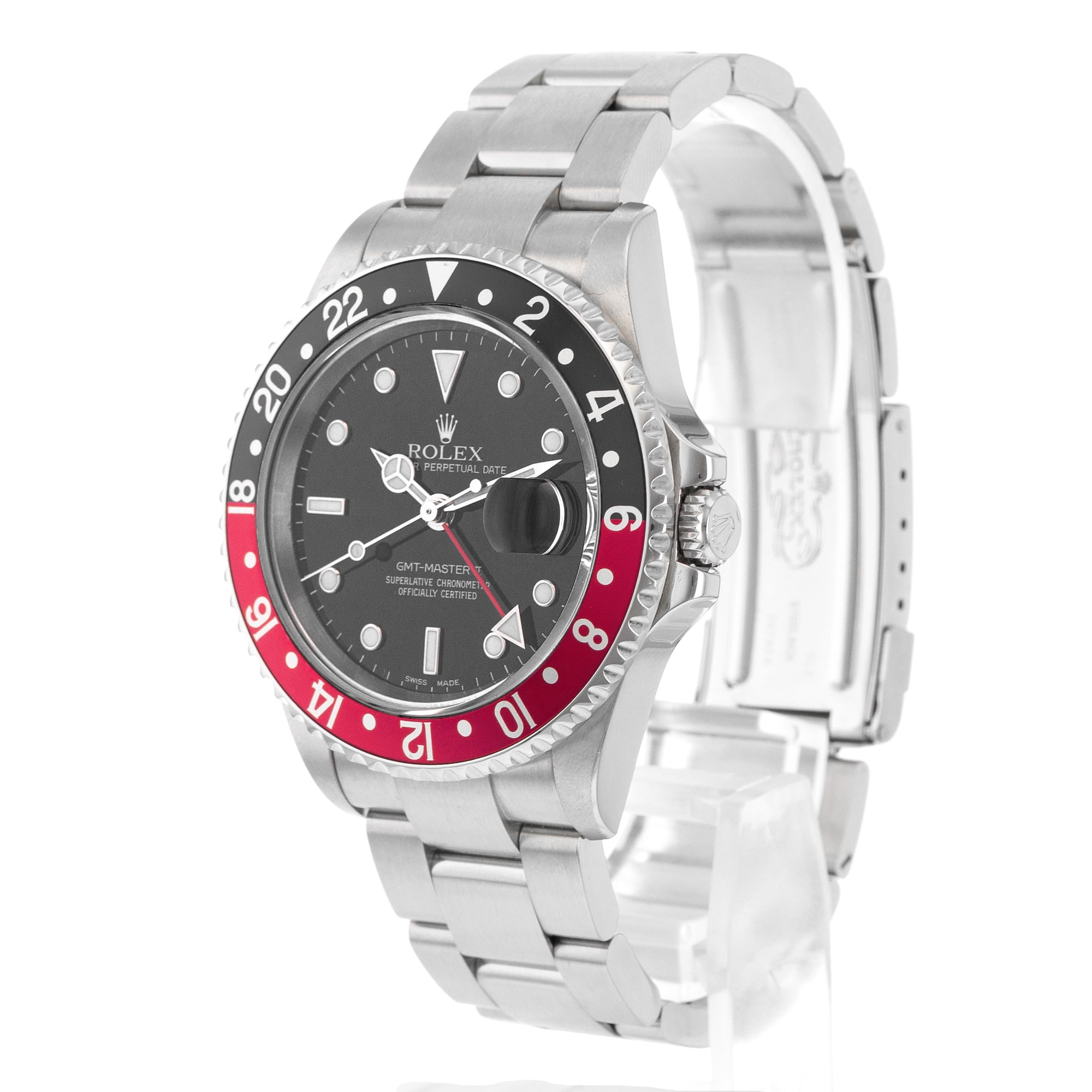 Rolex GMT-Master II 16710 Coke Black Red Automatic Mens Watch