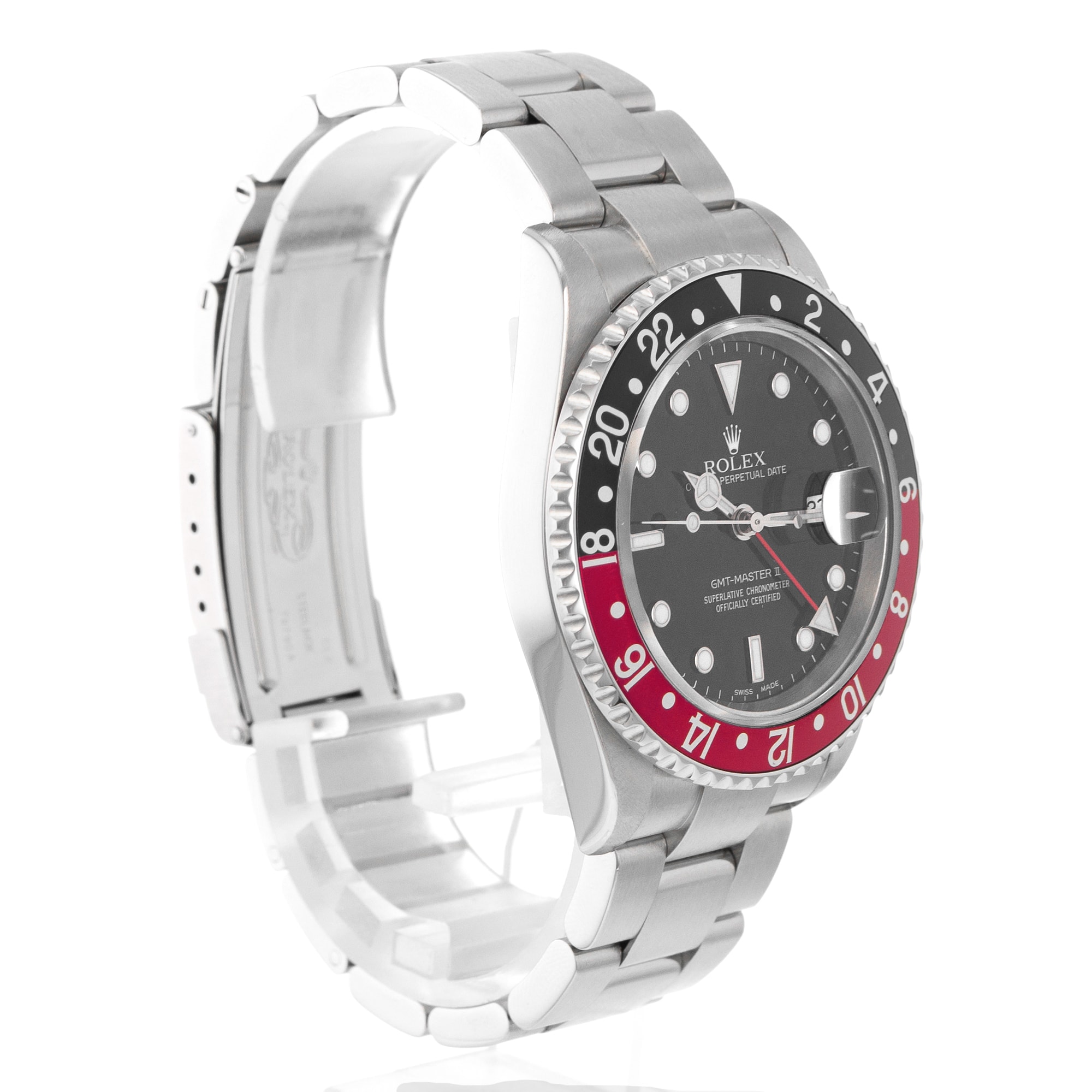 Rolex GMT-Master II 16710 Coke Black Red Automatic Mens Watch