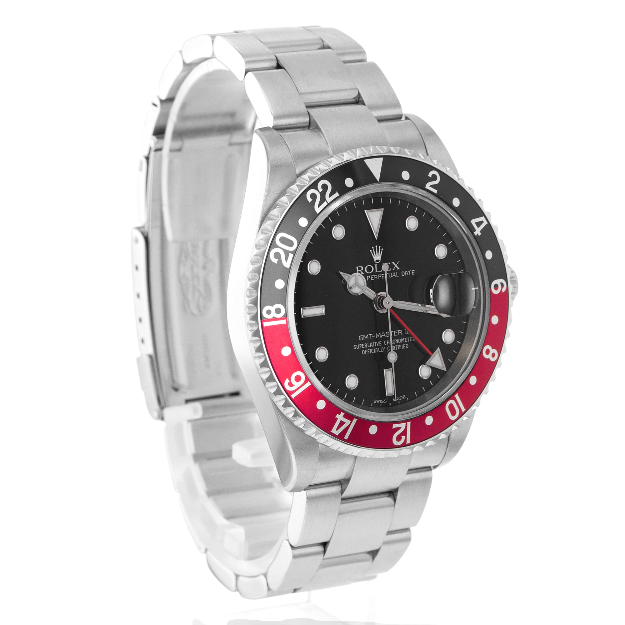 Rolex GMT-Master II 16710 Coke Black Red Automatic Mens Watch