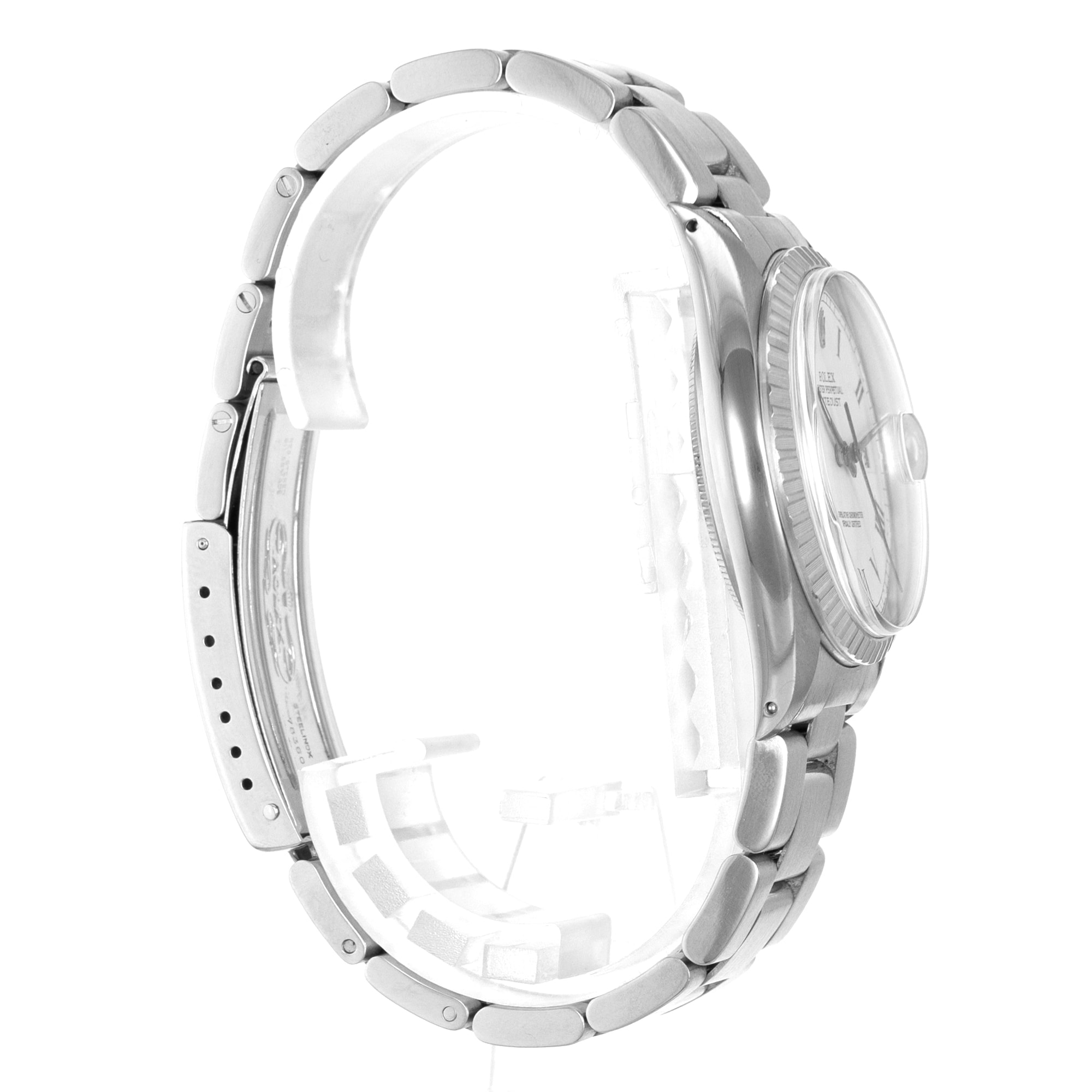 Rolex Datejust 36 16030 Stainless Steel Oyster automatic fluted bezel mens watch