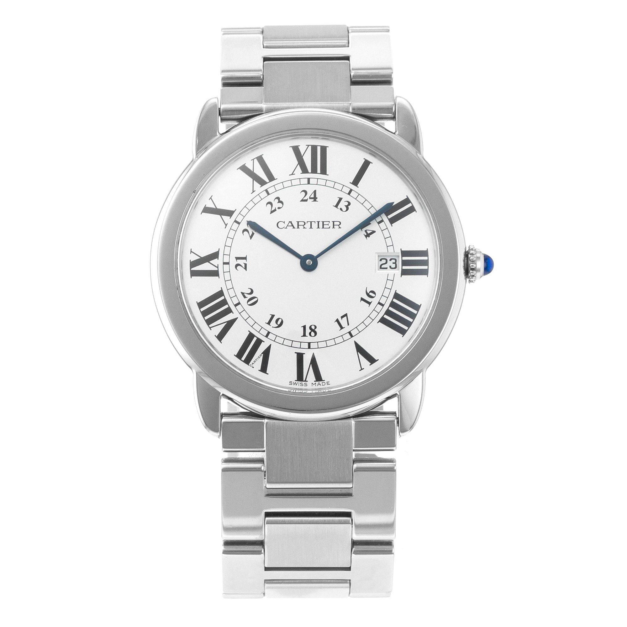 Cartier Ronde Solo de Cartier W6701005 2934 36mm Steel Quartz Mens Watch