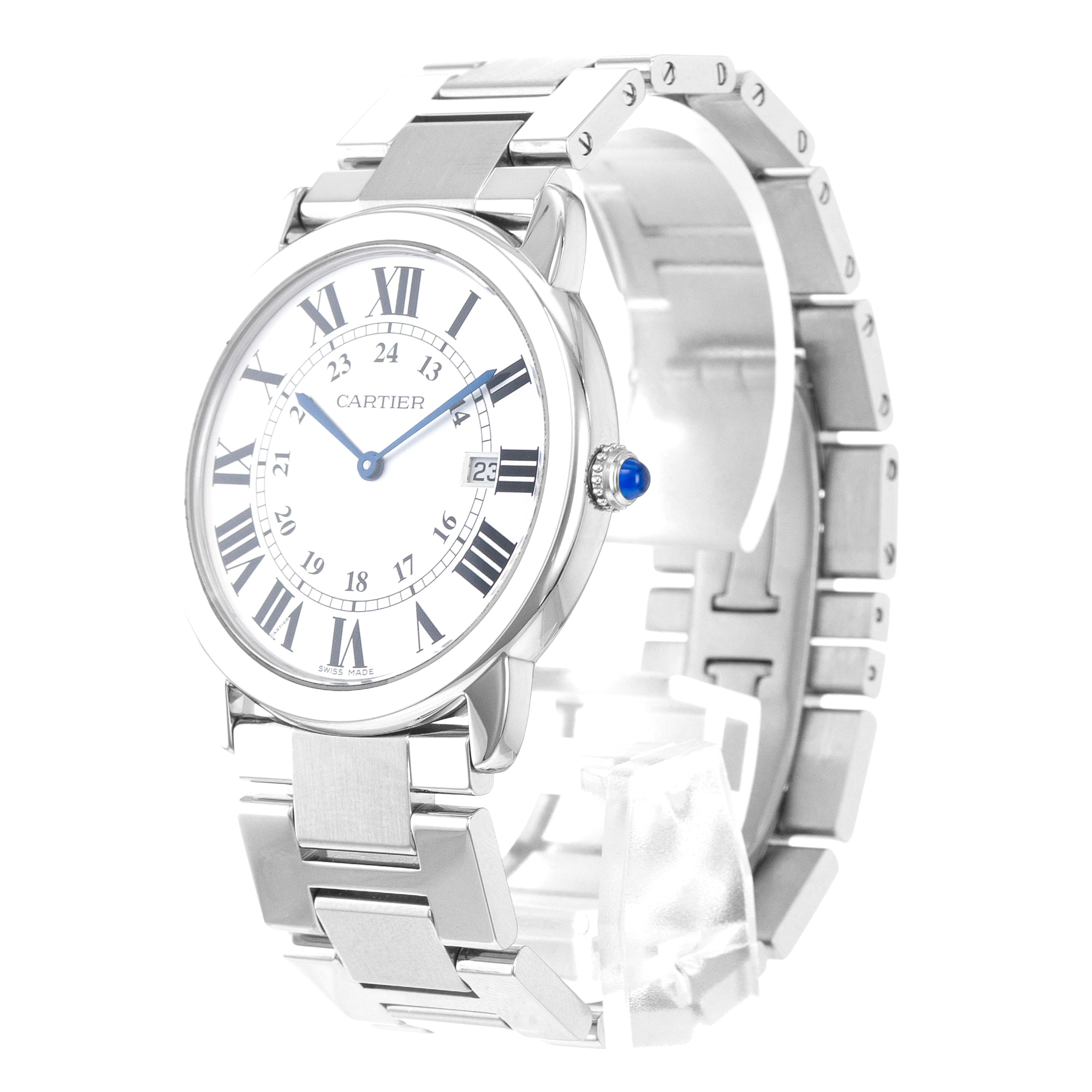 Cartier Ronde Solo de Cartier W6701005 2934 36mm Steel Quartz Mens Watch