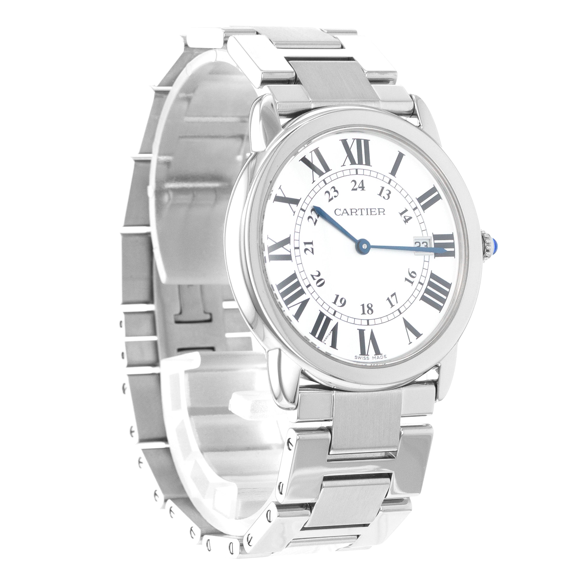 Cartier Ronde Solo de Cartier W6701005 2934 36mm Steel Quartz Mens Watch