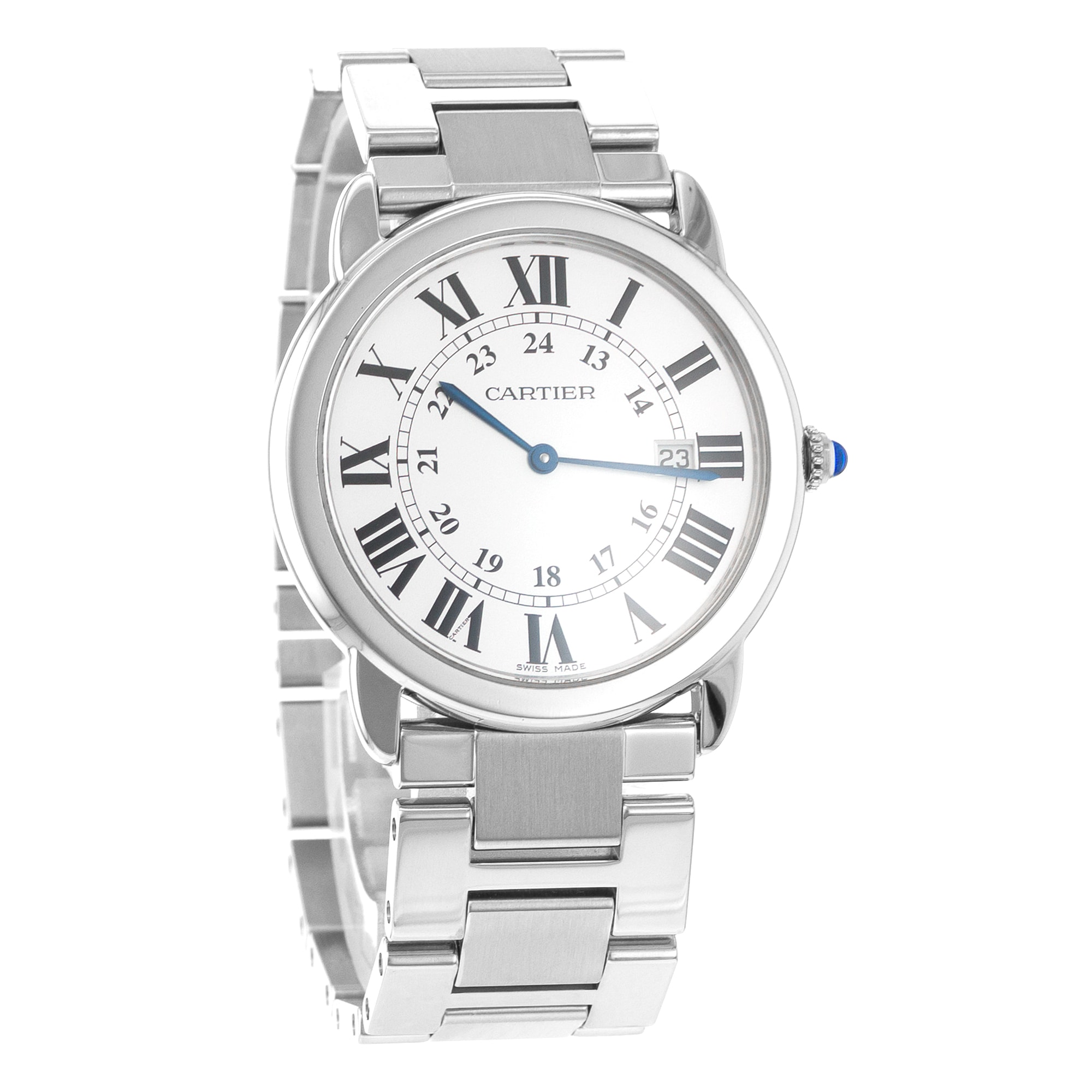 Cartier Ronde Solo de Cartier W6701005 2934 36mm Steel Quartz Mens Watch