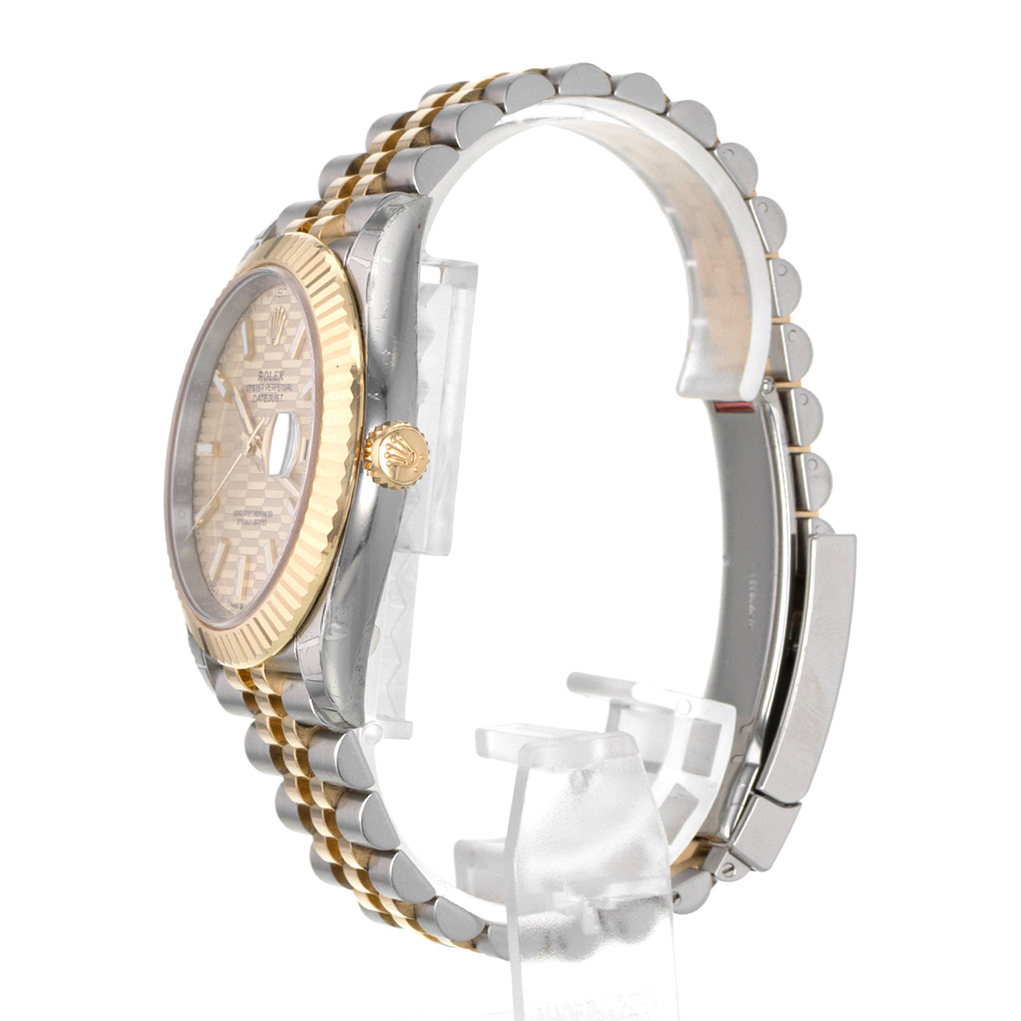 Rolex Datejust 41 126333 Flutied Motif Dial Yellow Gold Jubilee Mens Watch