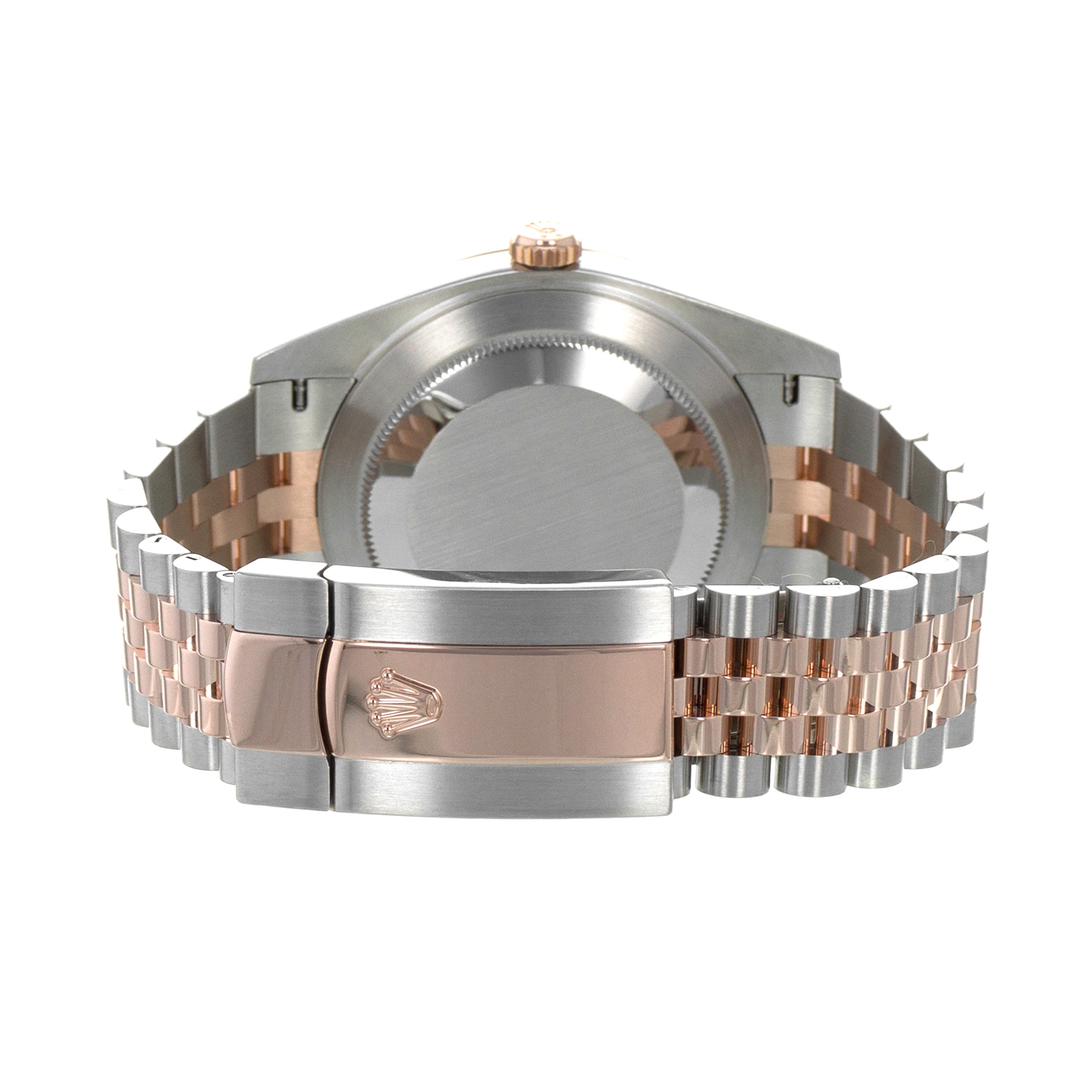 Rolex Datejust 41 126331 Chocolate Brown Fluted Steel Rose Gold Mens Watch