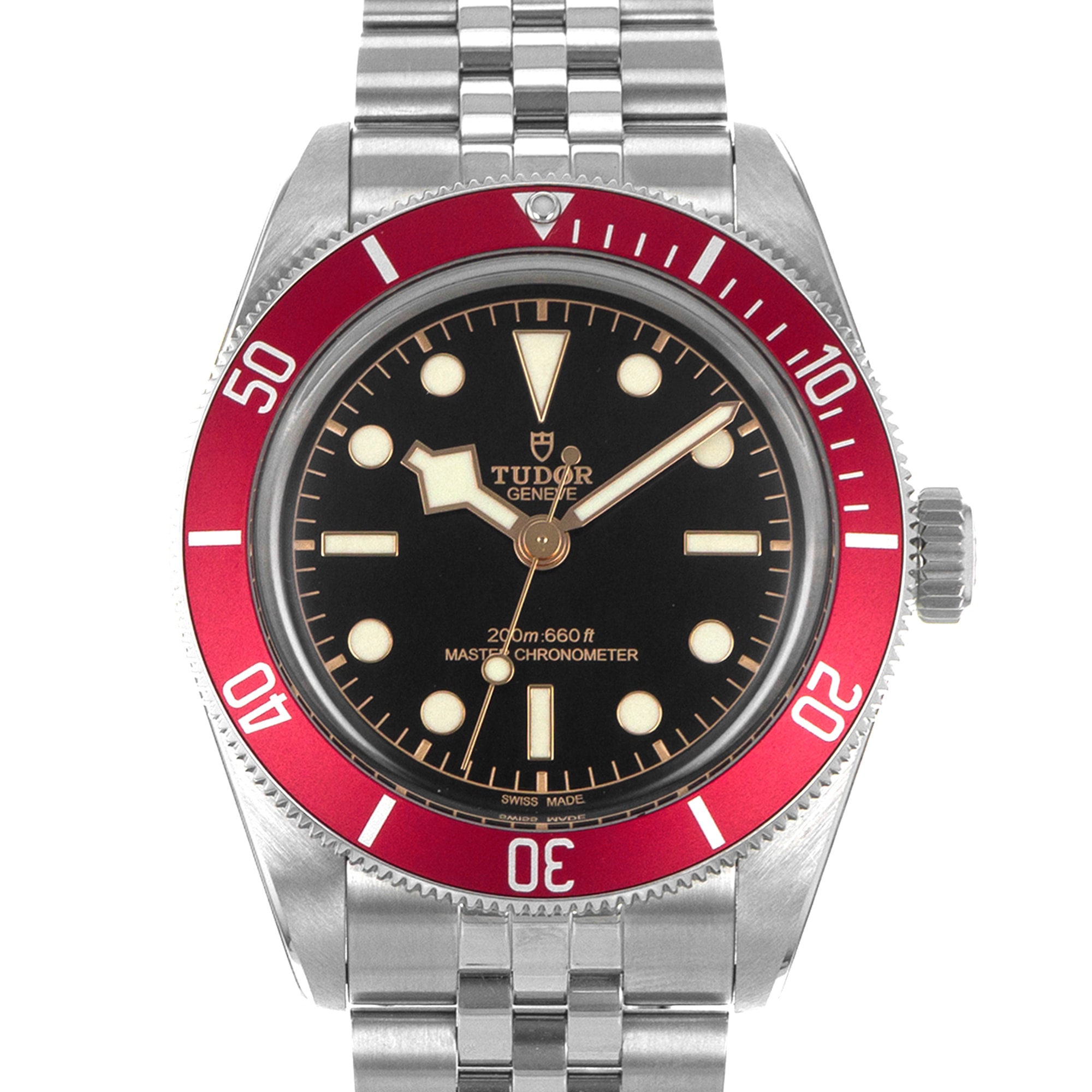 Tudor Black Bay M7941A1A0RU-0003 41mm Red Black Steel Automatic Mens Watch