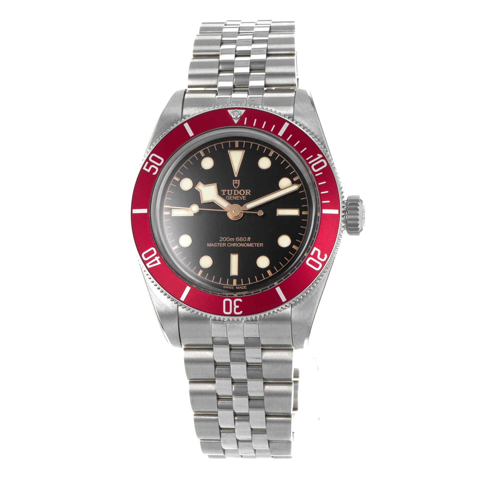 Tudor Black Bay M7941A1A0RU-0003 41mm Red Black Steel Automatic Mens Watch