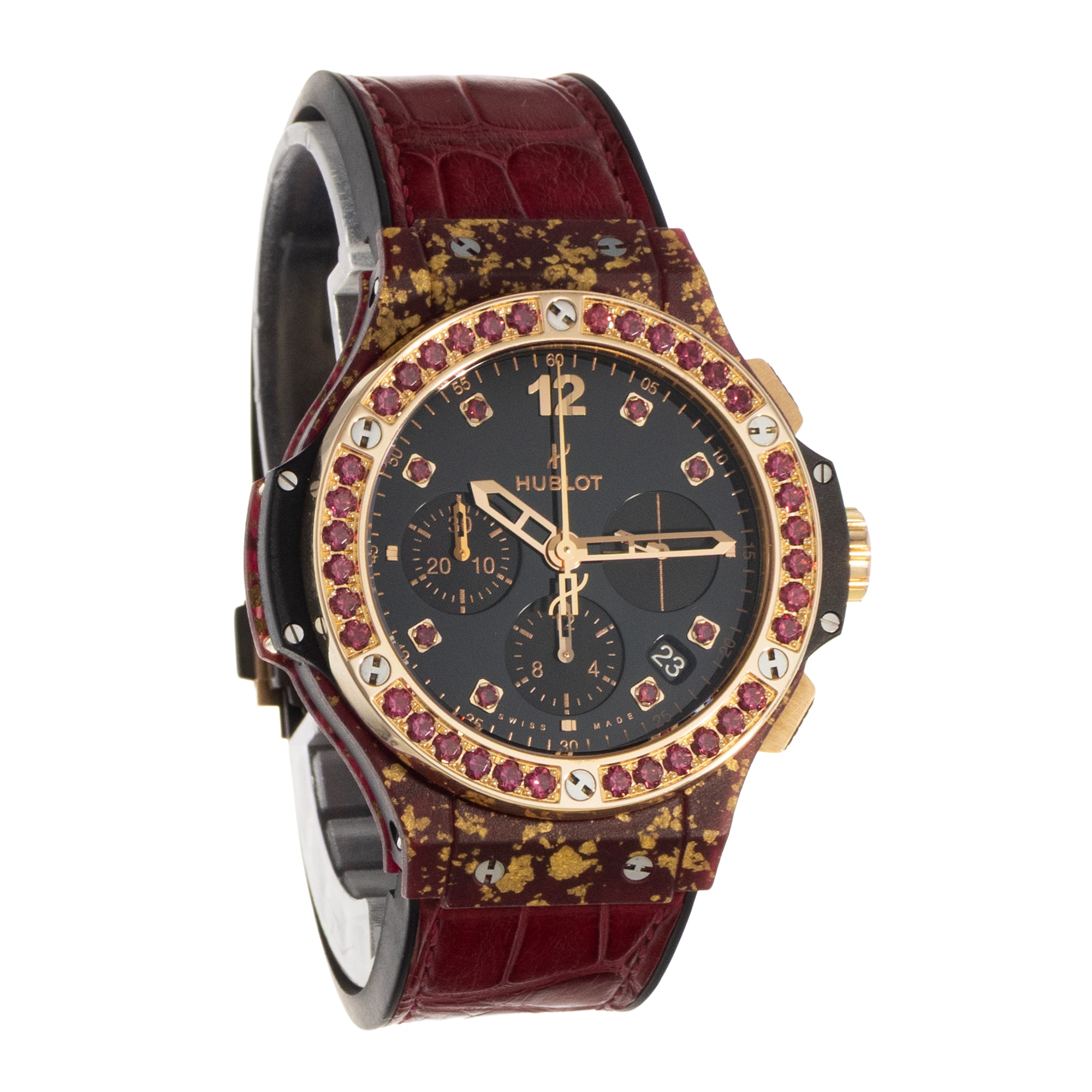 Hublot Big Bang 341.XG.1280.LR.1213 Gemstone Rose Gold Ladies Watch