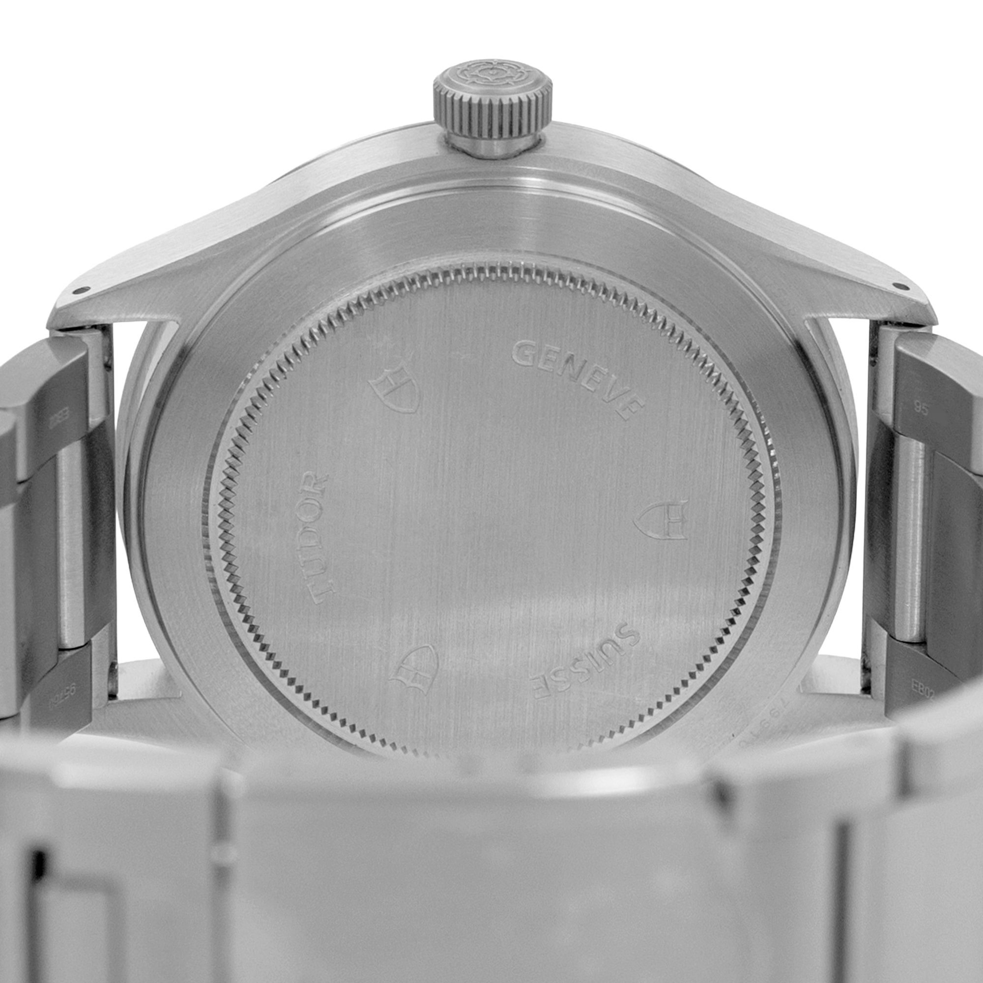 Tudor Heritage Ranger 79910 Black Arabic Steel Automatic Mens Watch 2008