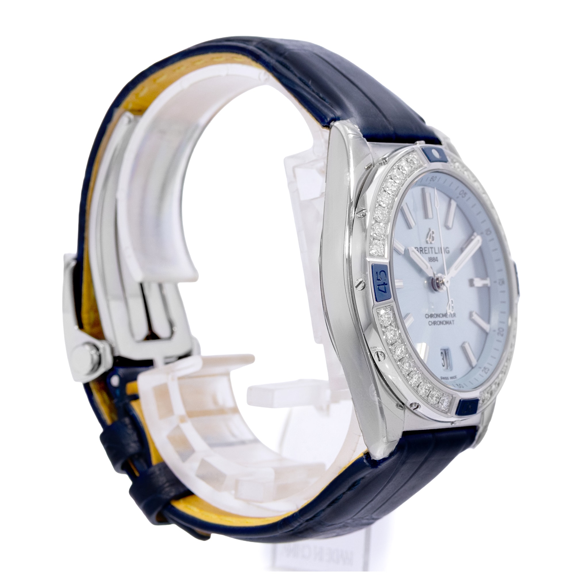 Breitling Chronomat A17356531C1P1 38mm Diamond Ice Blue Steel Stickers 2025