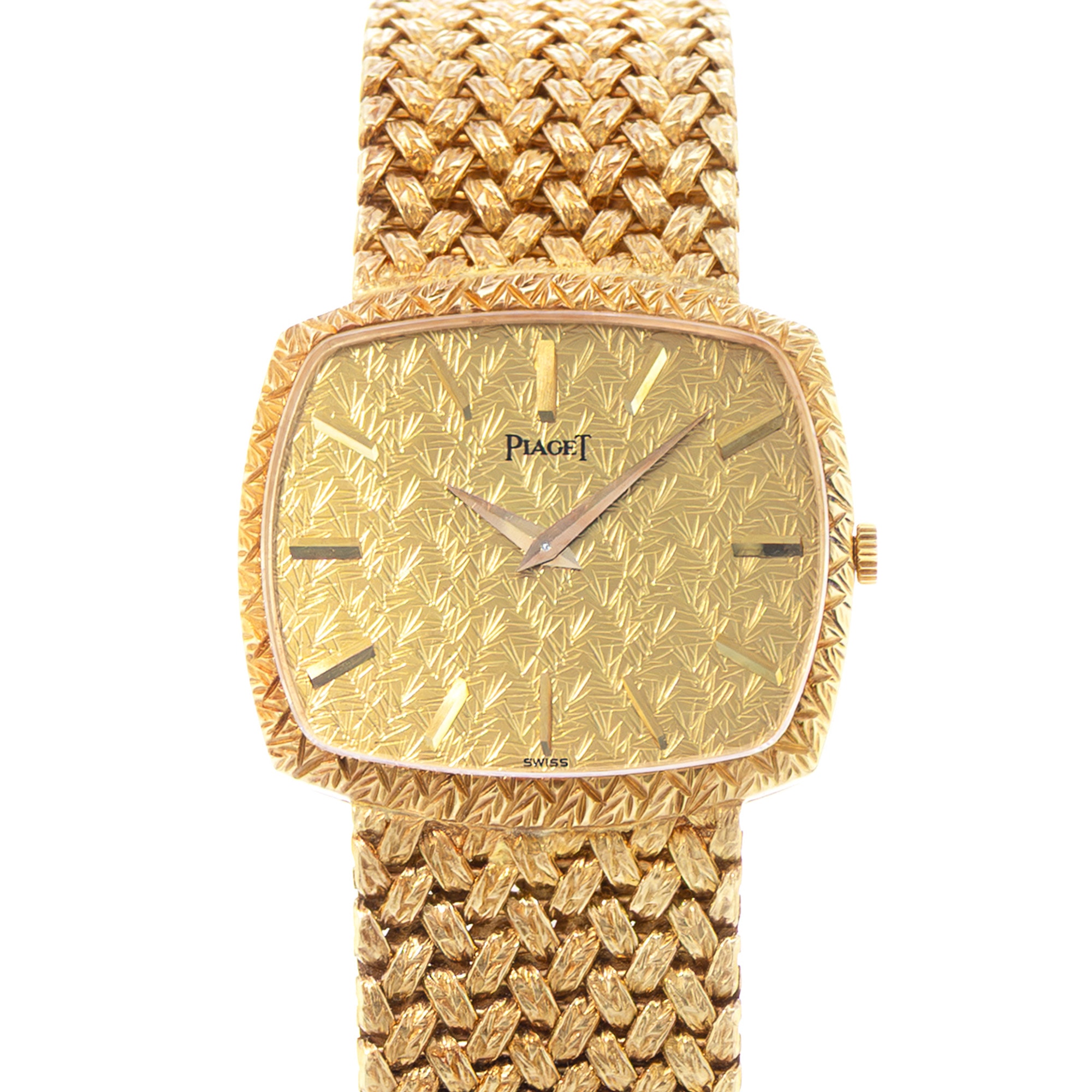 Piaget Dancer 9731D2 30mm Vintage Champagne Dial Yellow Gold Ladies Watch