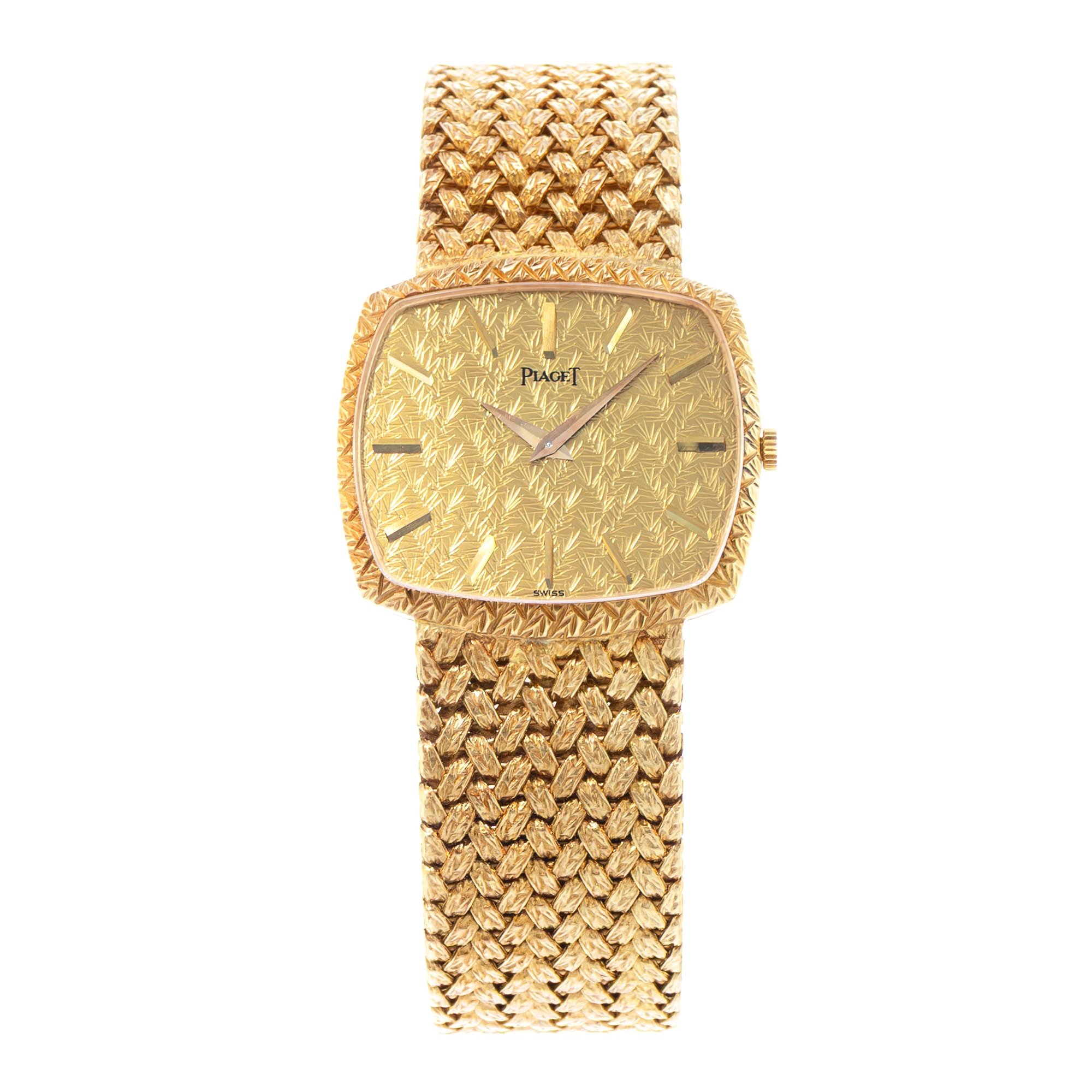 Piaget Dancer 9731D2 30mm Vintage Champagne Dial Yellow Gold Ladies Watch