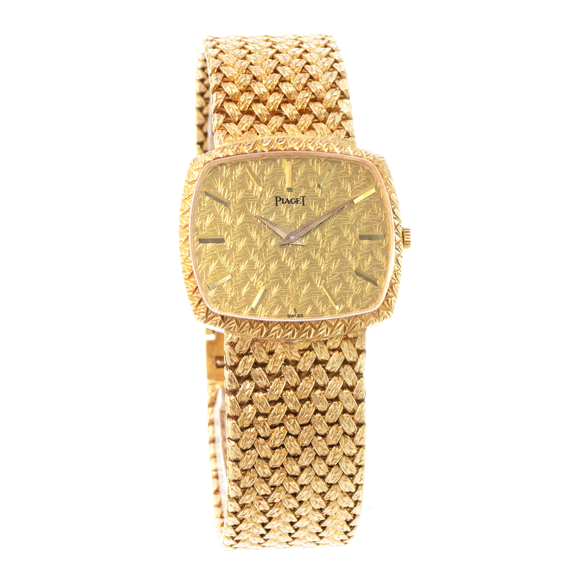 Piaget Dancer 9731D2 30mm Vintage Champagne Dial Yellow Gold Ladies Watch