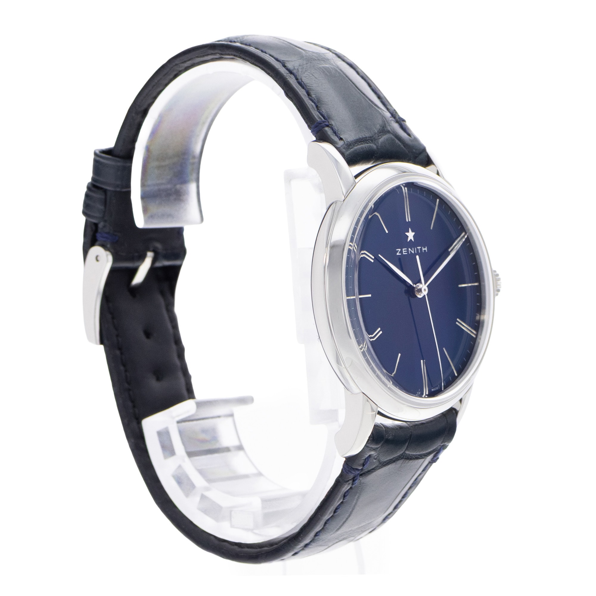 Zenith Elite 03.2290.679/51.C700 39mm Blue Dial Steel Mens Watch