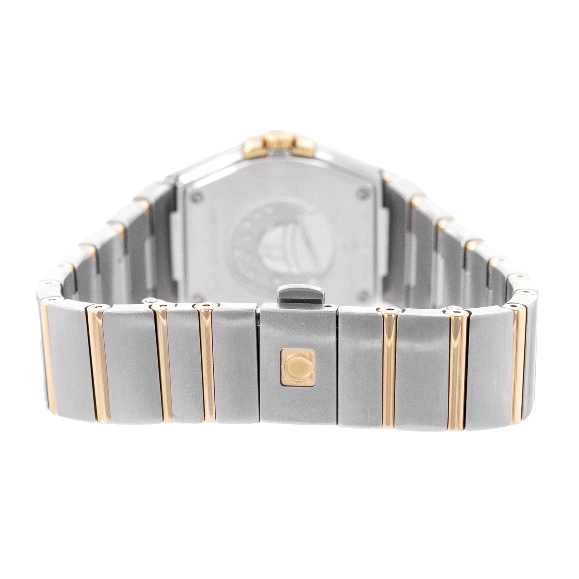Omega Constellation Quartz 123.25.60.52.002 27mm Diamonds Steel Yellow Gold