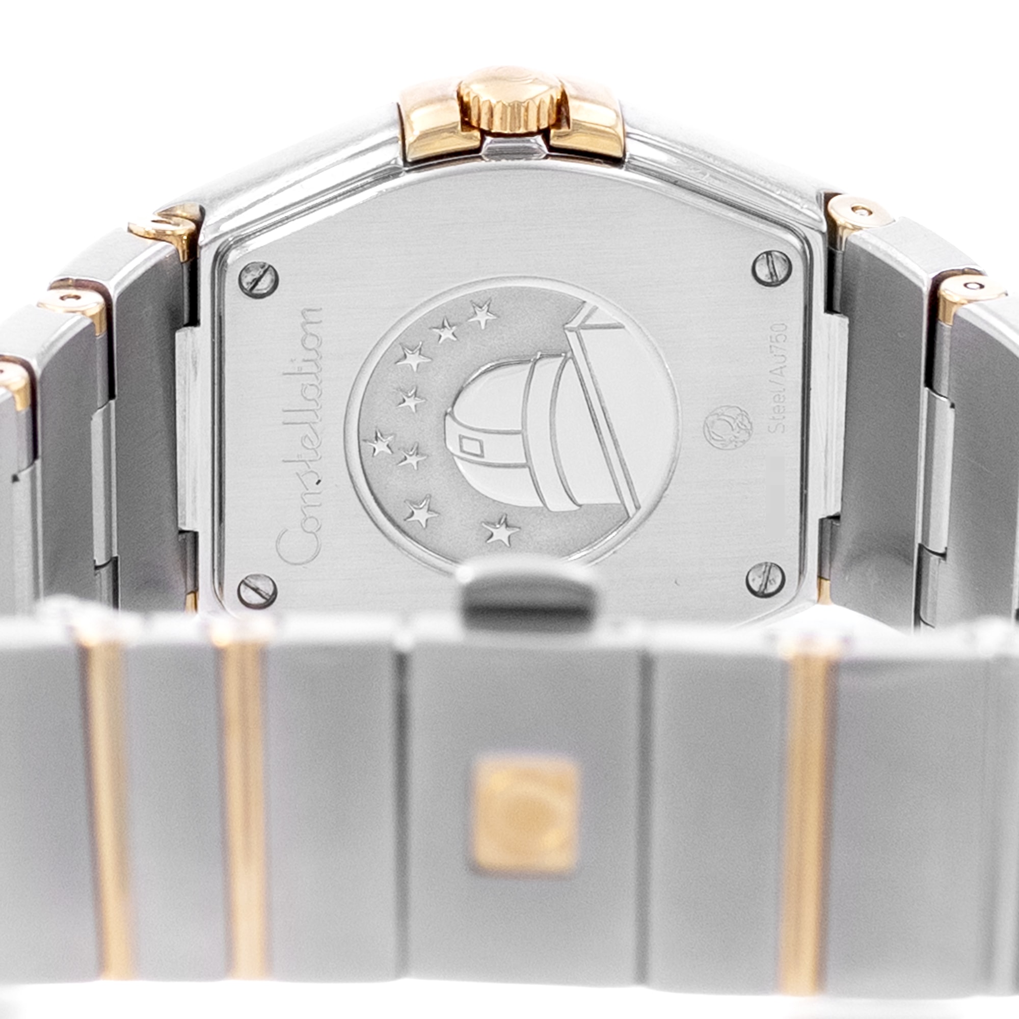 Omega Constellation Quartz 123.25.60.52.002 27mm Diamonds Steel Yellow Gold
