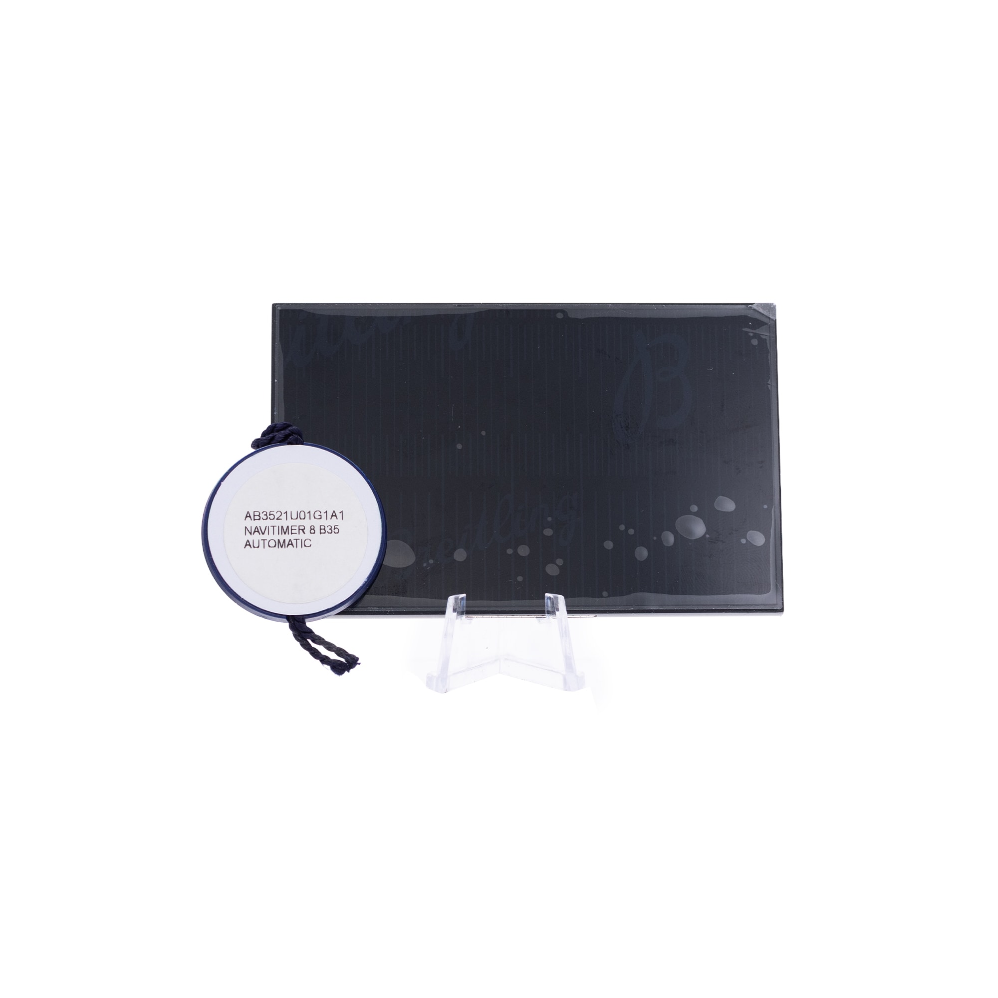 Breitling Aviator 8 AB3521U01G1A1 43mm Silver Dial Steel Mens Watch Box Card