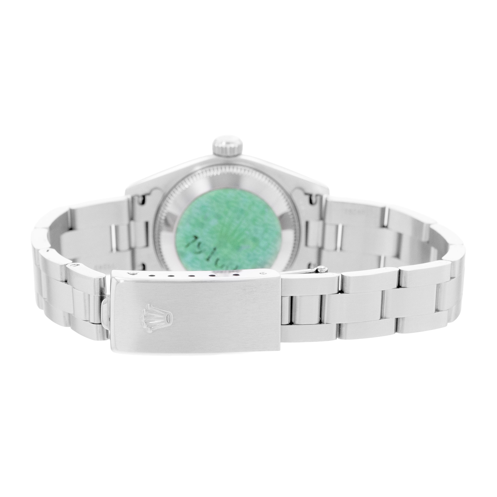 Rolex Oyster Perpetual 26 79160 White Roman Steel Automatic Ladies Watch Papers