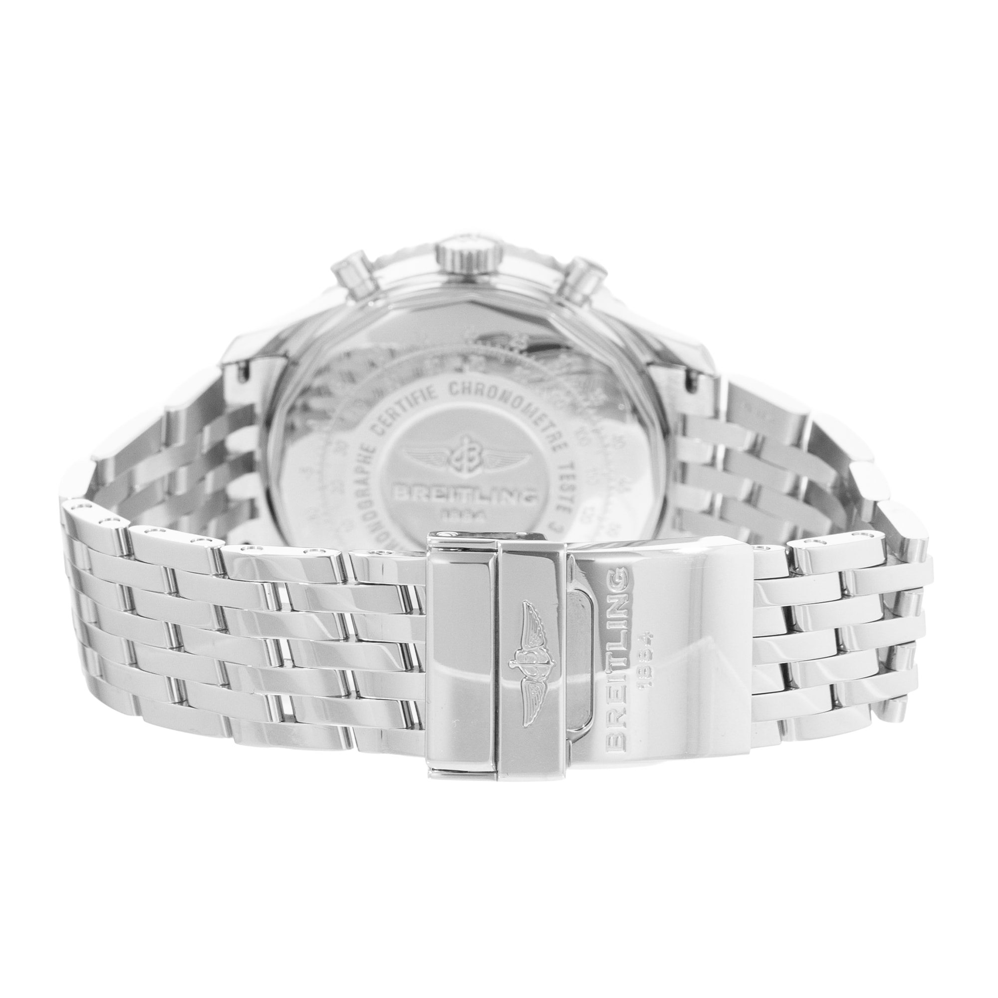 Breitling Navitimer 01 AB0120 43mm Black Steel Mens Watch Box