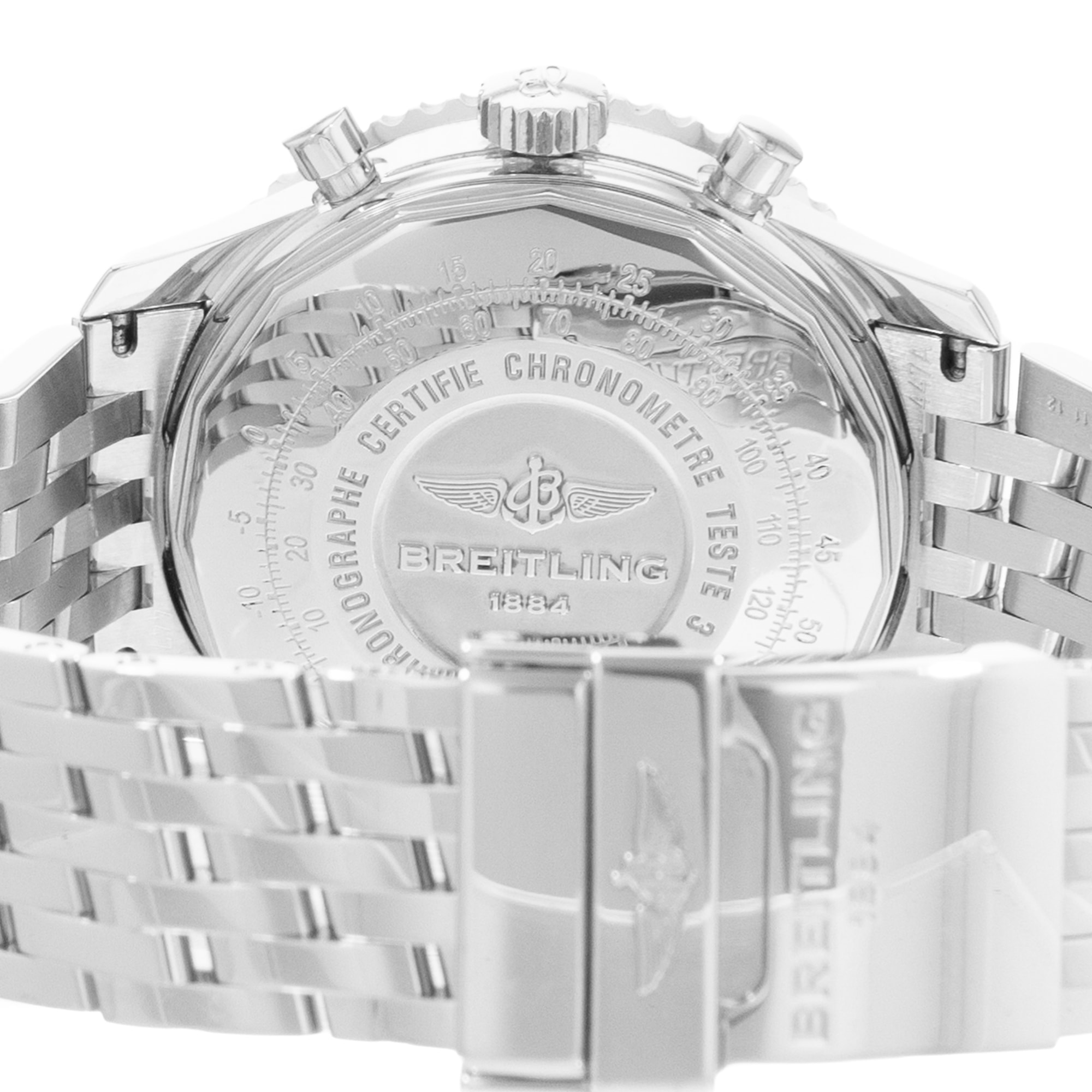 Breitling Navitimer 01 AB0120 43mm Black Steel Mens Watch Box