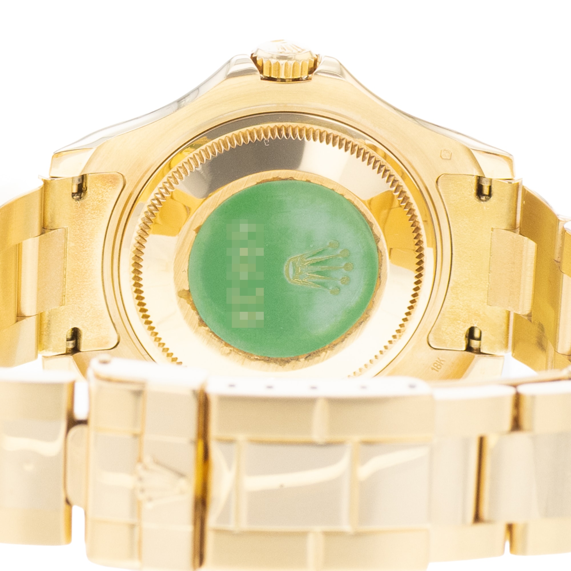 Rolex Yacht-Master 35 68628 Vintage 18k Yellow Gold Automatic Mens Watch