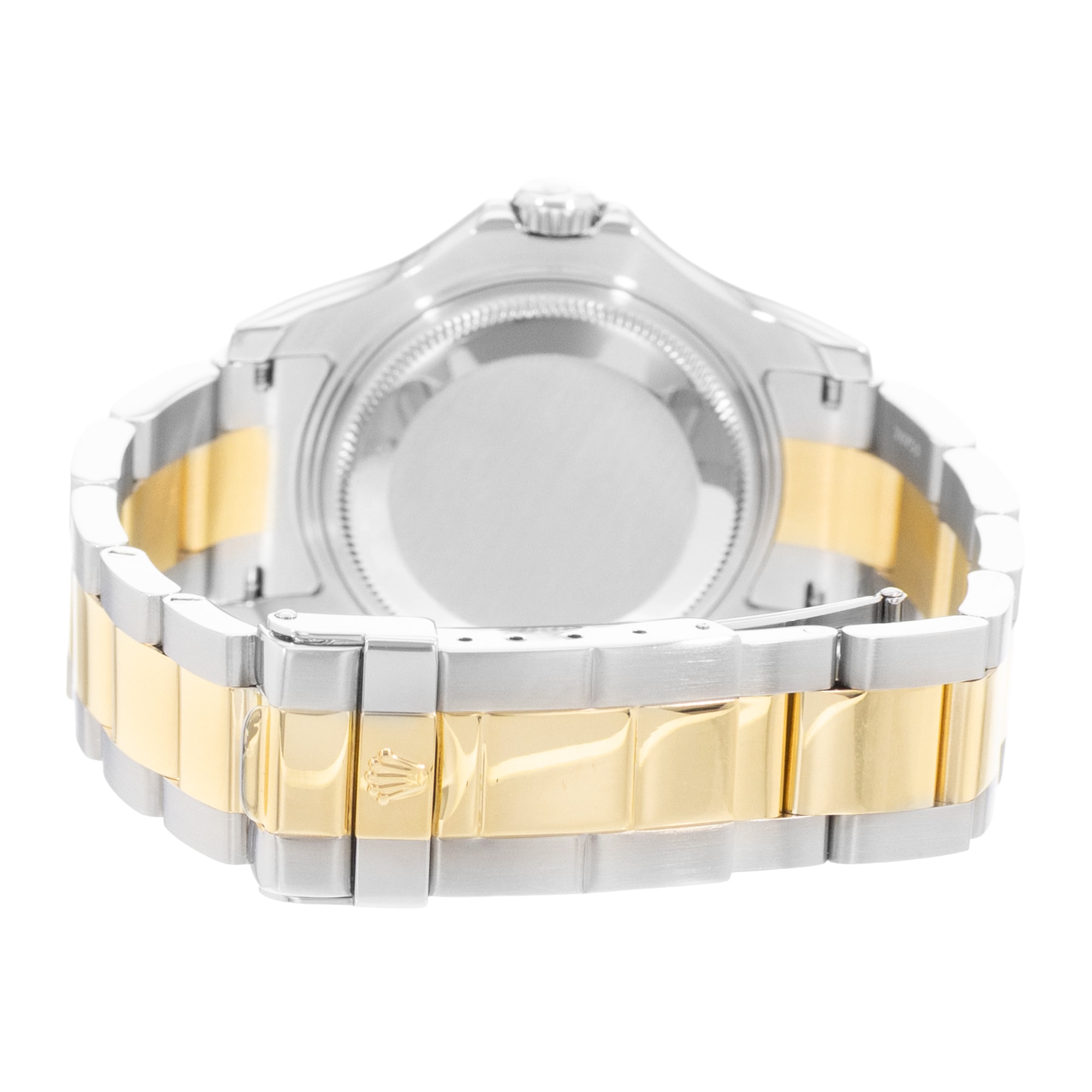 Rolex Yacht-Master 35 168623 Silver Dial Steel Yellow Gold Automatic Mens Watch