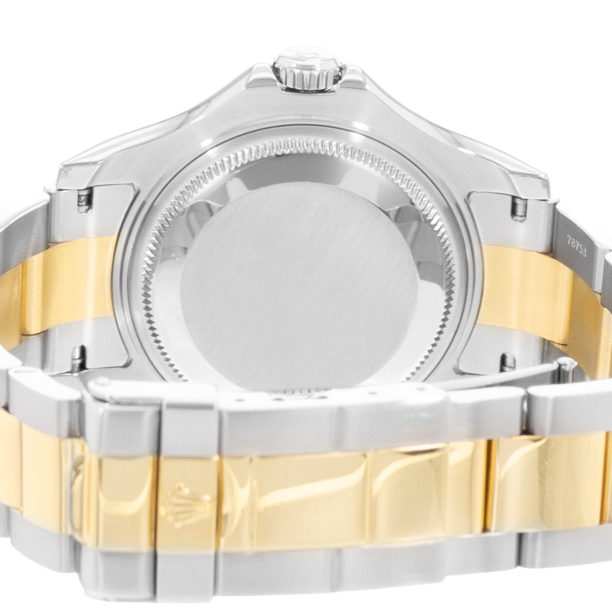 Rolex Yacht-Master 35 168623 Silver Dial Steel Yellow Gold Automatic Mens Watch