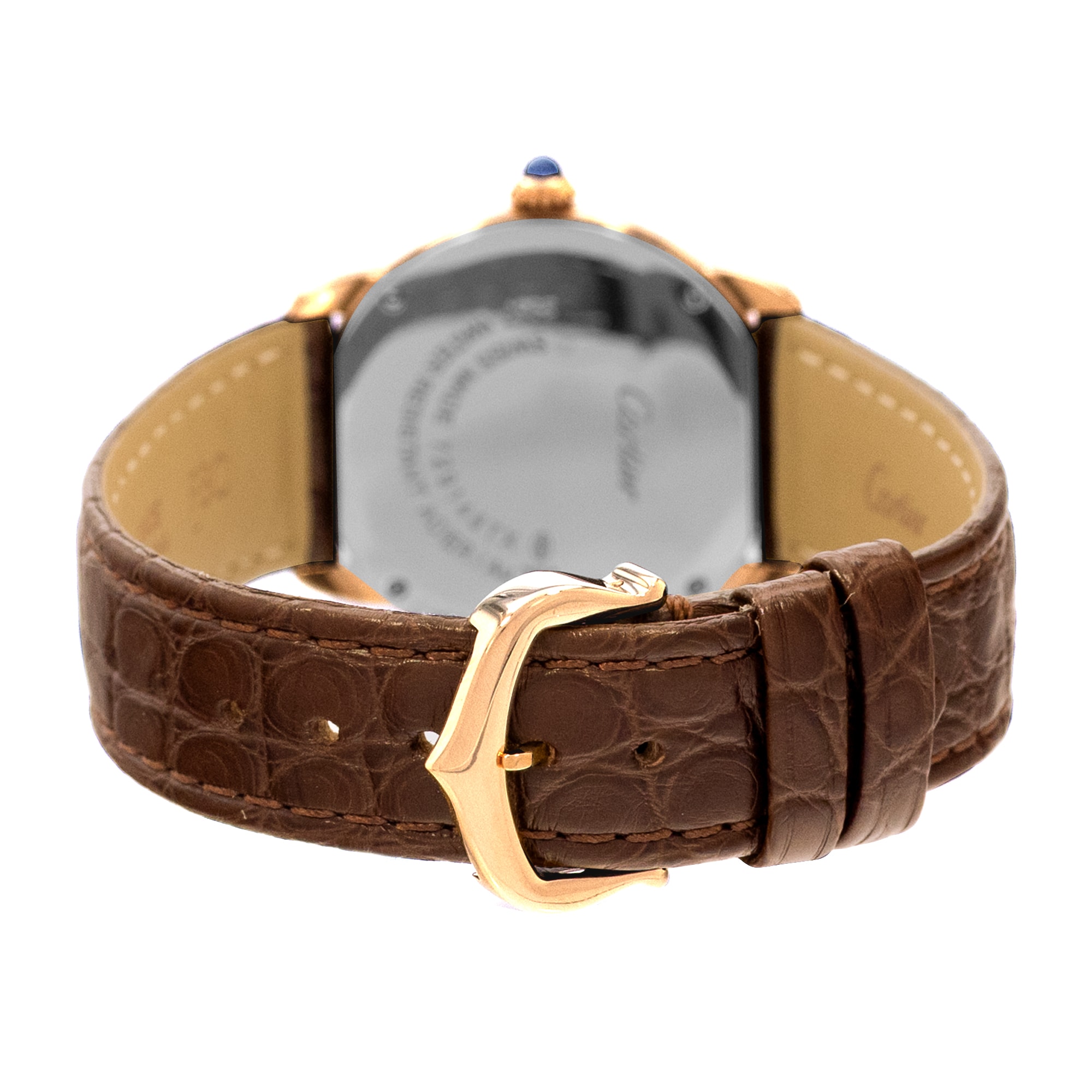 Cartier Ronde Solo de Cartier W6700355 2987 29mm Silver Yellow Gold Ladies Watch
