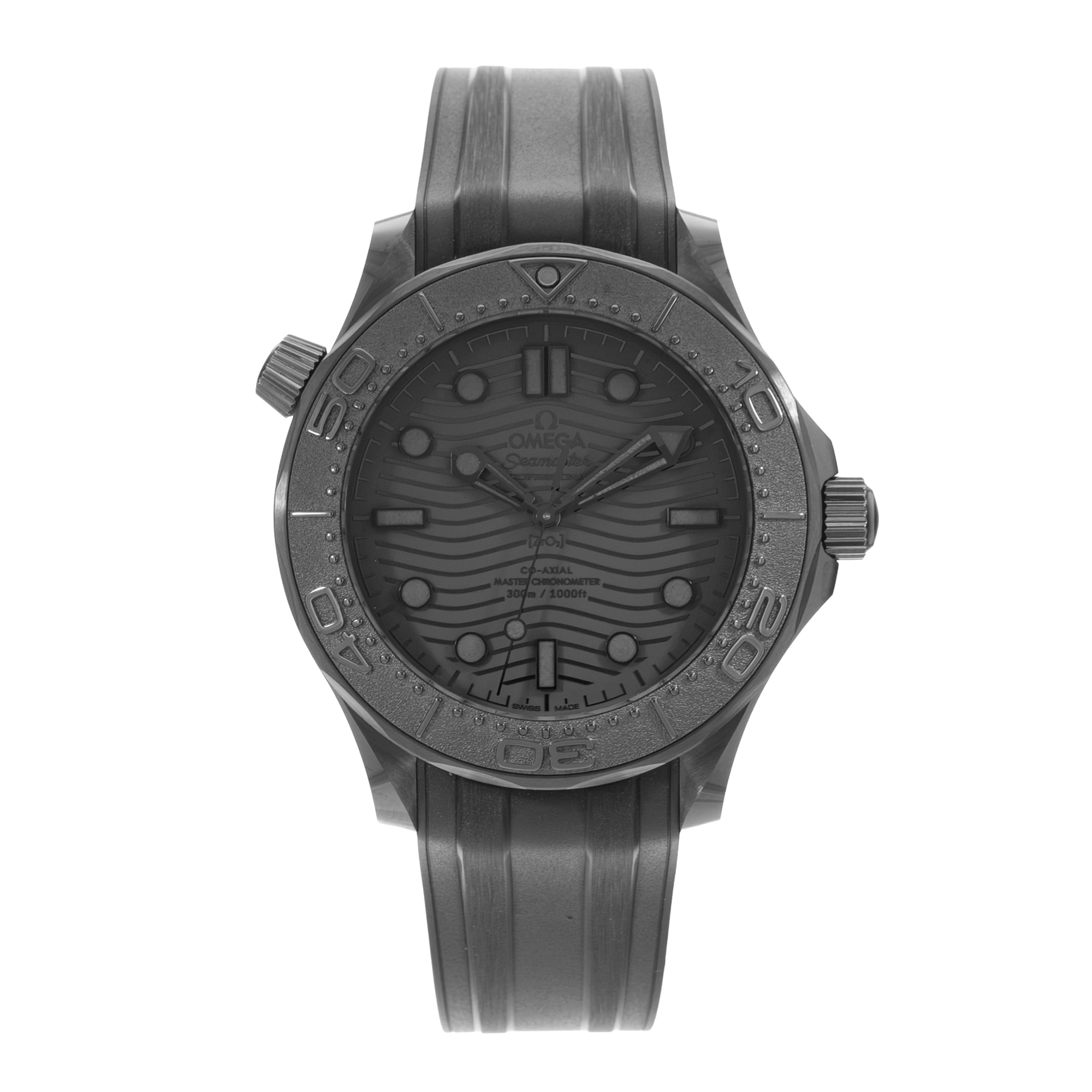 Omega Seamaster Diver 300 M 210.92.44.20.01.003 Black Ceramic Mens Watch