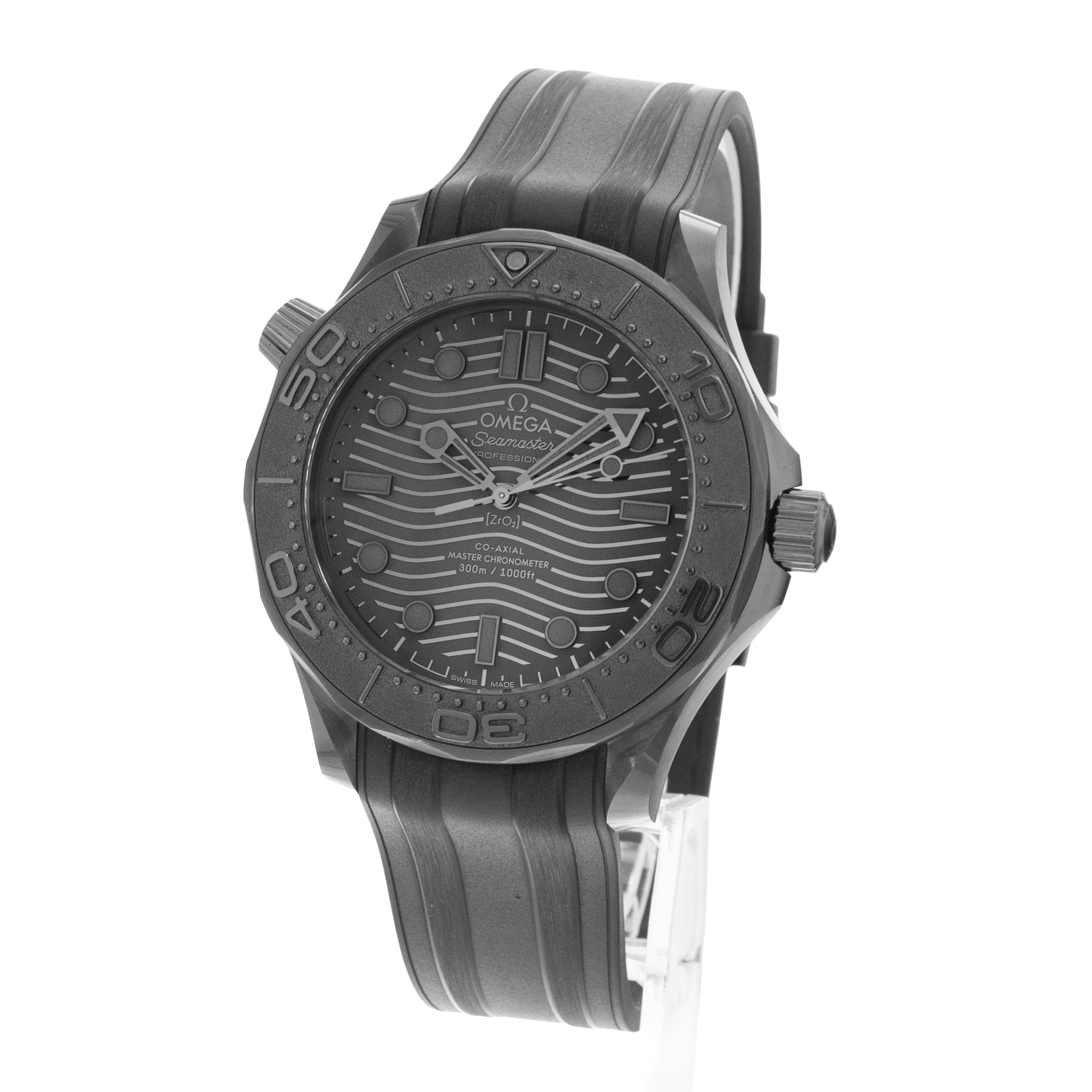 Omega Seamaster Diver 300 M 210.92.44.20.01.003 Black Ceramic Mens Watch