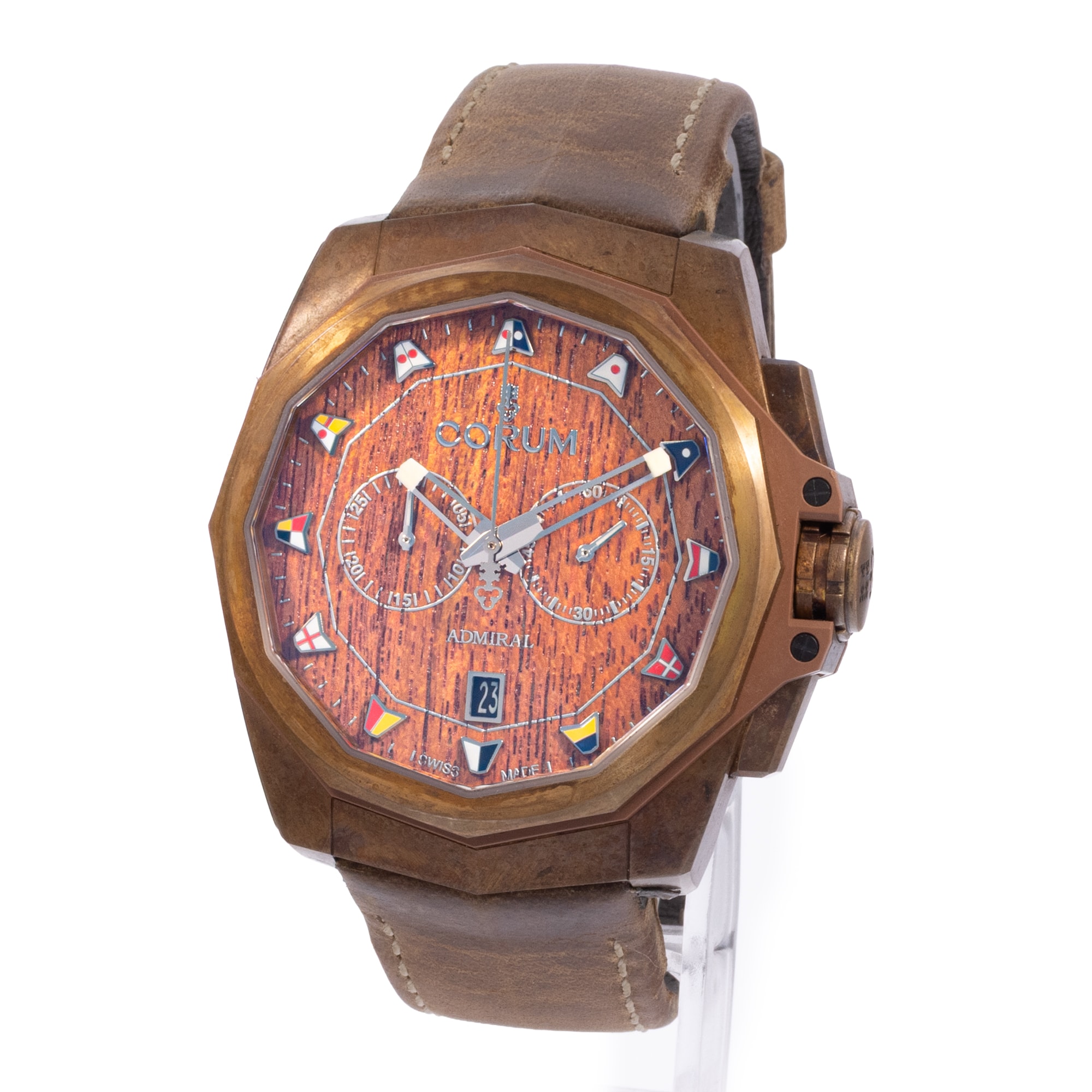 Corum Admiral AC1-45 113.200.53/0F62 AW01 45mm Bronze Mens Watch Box Card