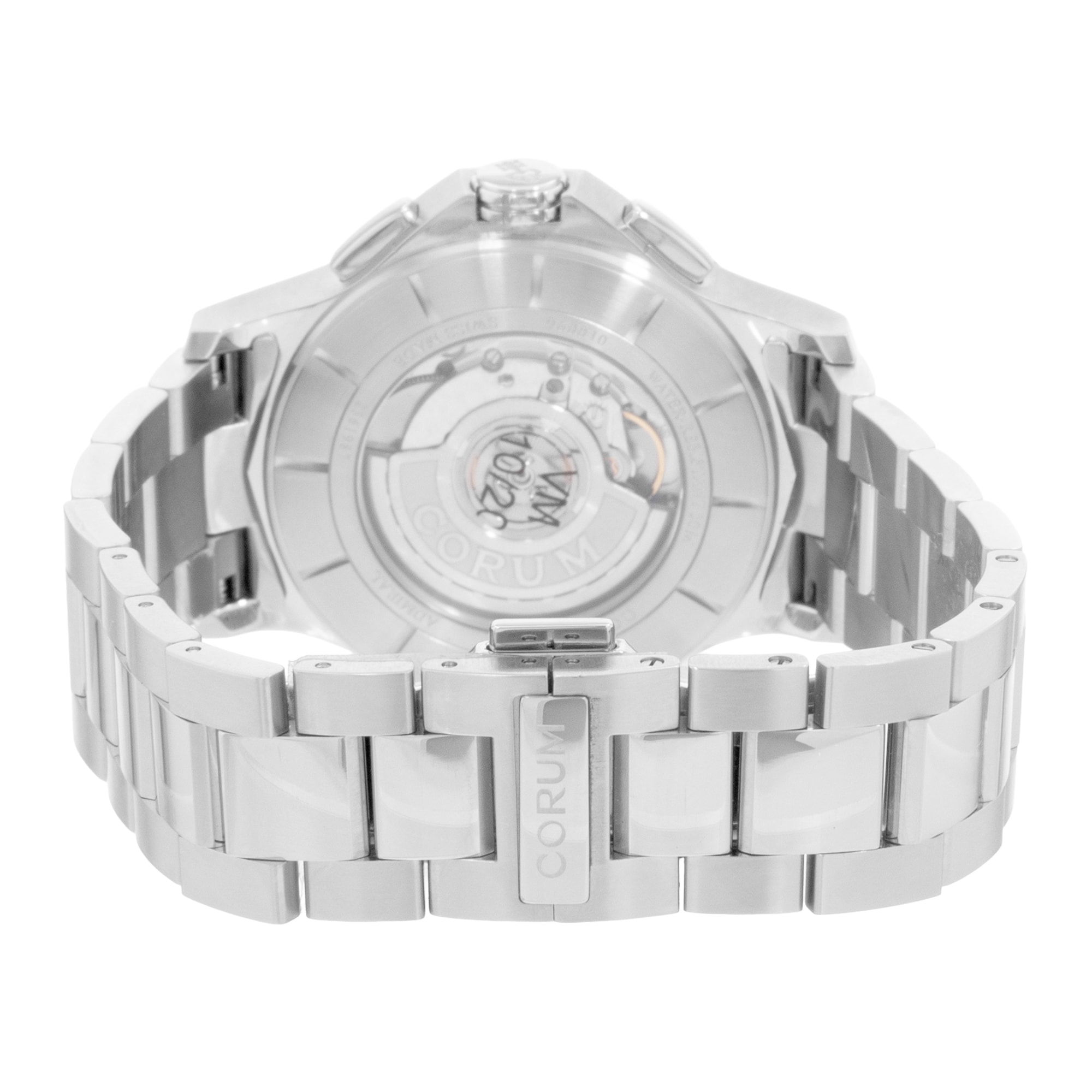 Corum Admiral Legend 984.113.22/V705 WB12 42mm Blue Steel Mens Watch Box Card