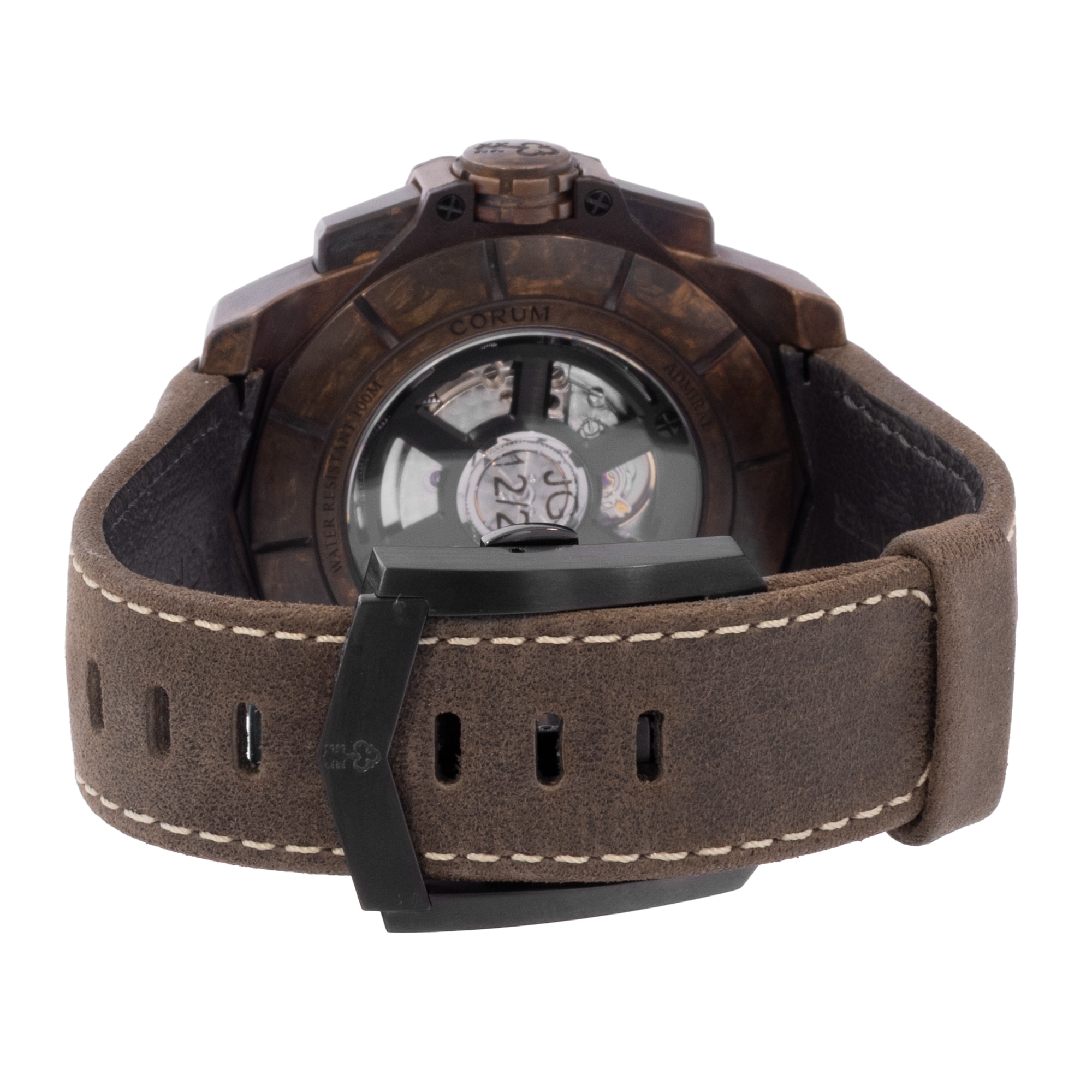 Corum Admiral AC1-45 116.200.53/0F62 BR01 Brown Dial Bronze Mens Watch Box Card