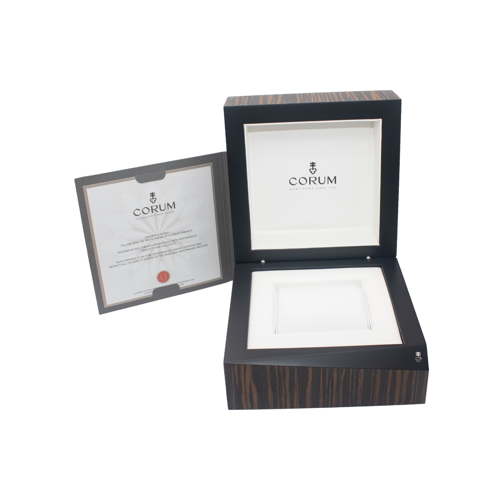 Corum Admiral 116.101.20/0F62 AW02 45mm Steel Mens Watch Box Card