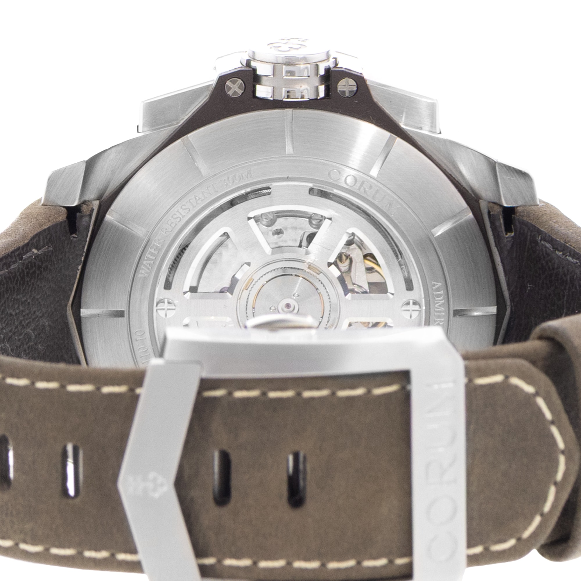 Corum Admiral 116.101.20/0F62 AW02 45mm Steel Mens Watch Box Card