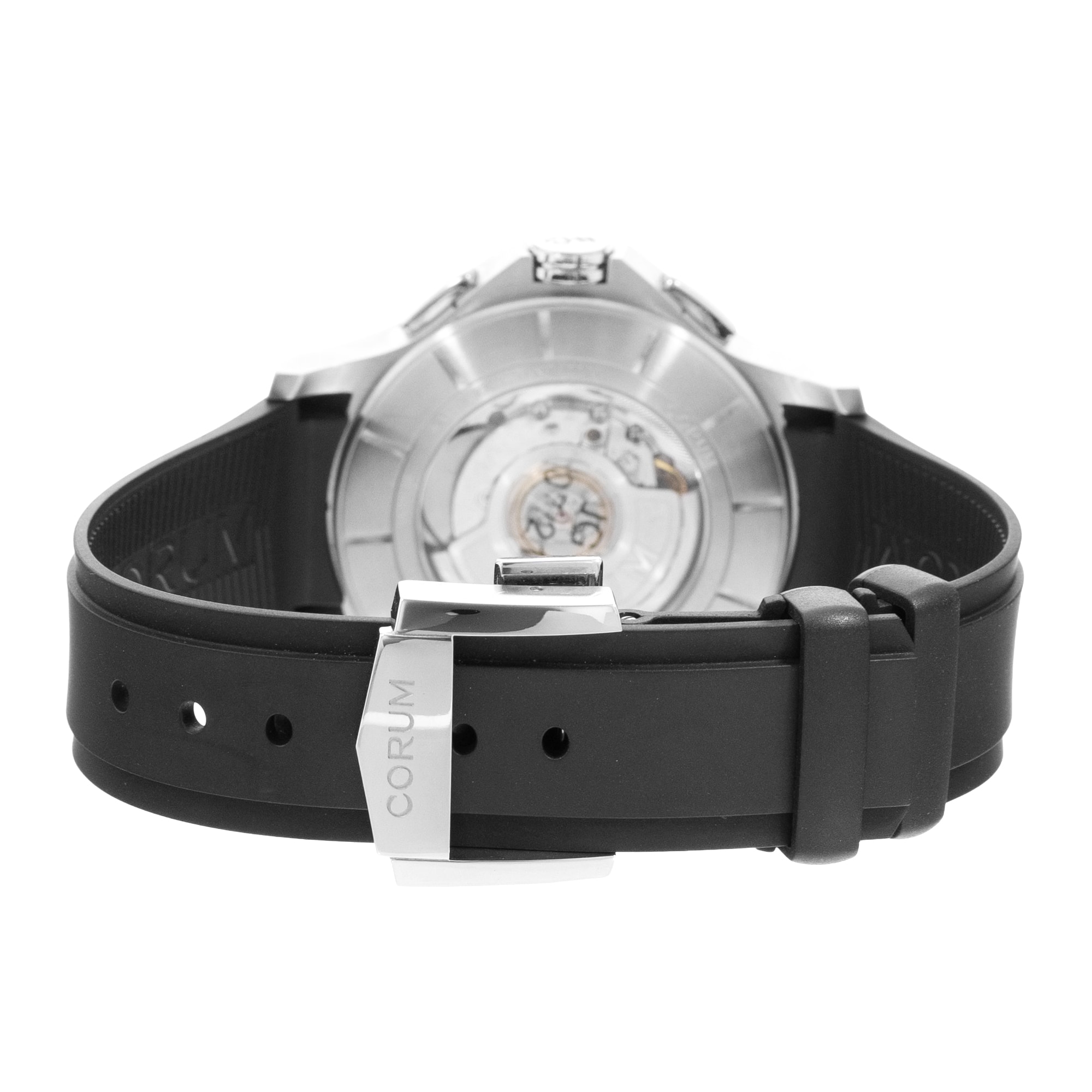 Corum Admiral 984.111.20/F371 AN52 42mm Black Steel Mens Watch Box Card