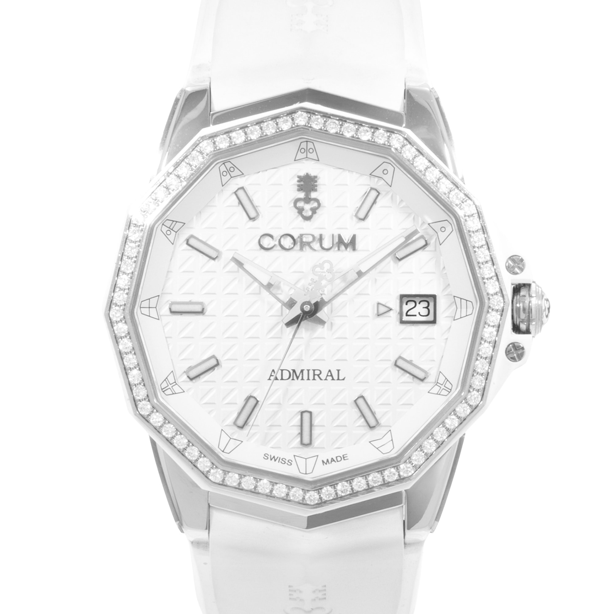 Corum Admiral AC-1 38 082.201.42F379 AA12 38mm Titanium Mens Watch Box Card