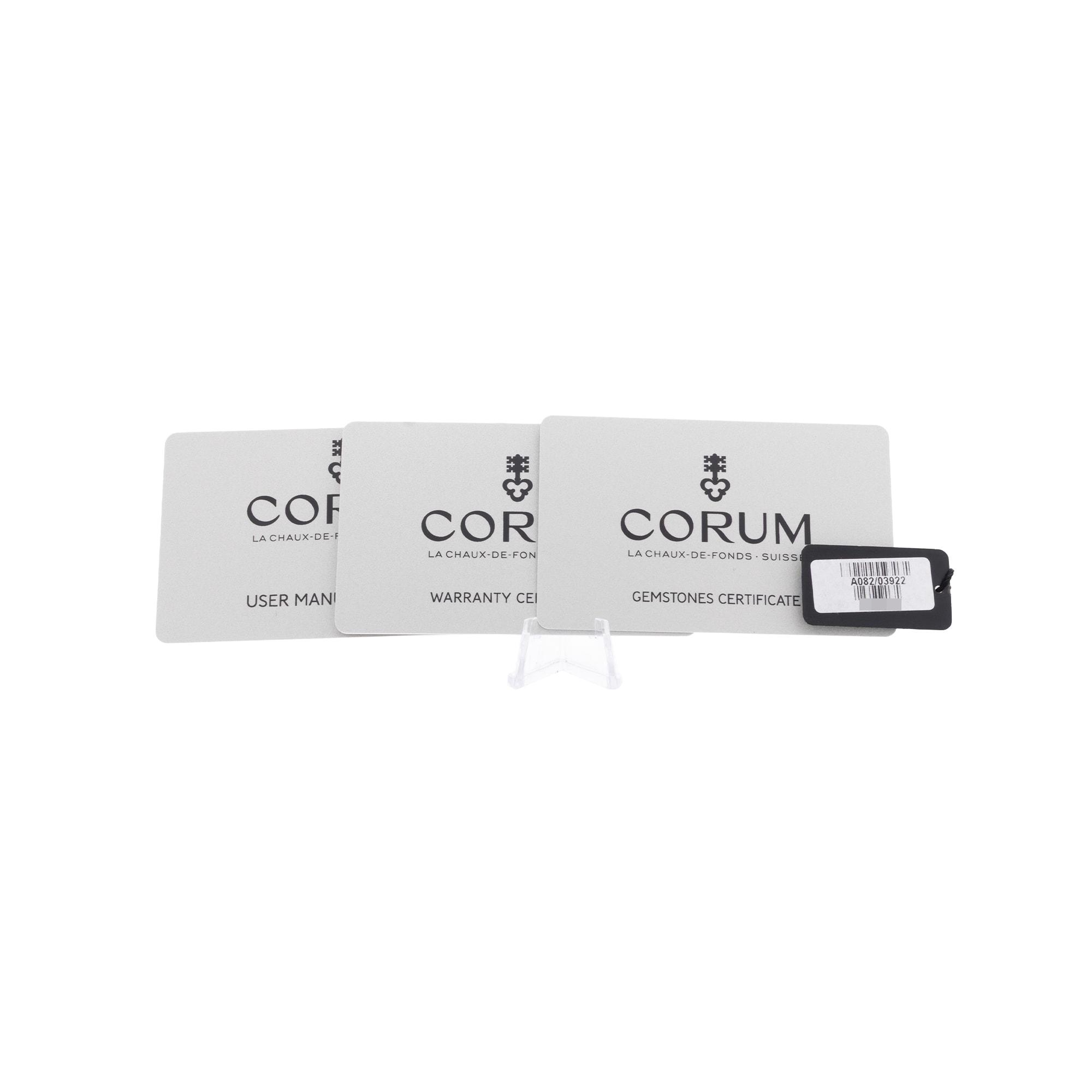Corum Admiral AC-1 38 082.201.42F379 AA12 38mm Titanium Mens Watch Box Card