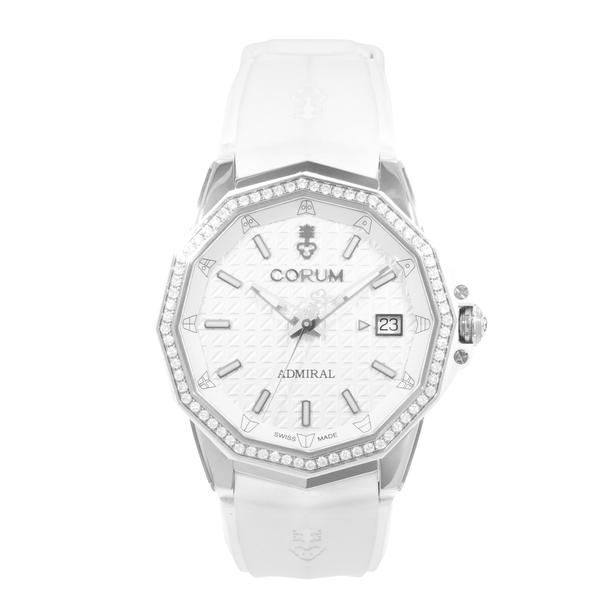 Corum Admiral AC-1 38 082.201.42F379 AA12 38mm Titanium Mens Watch Box Card
