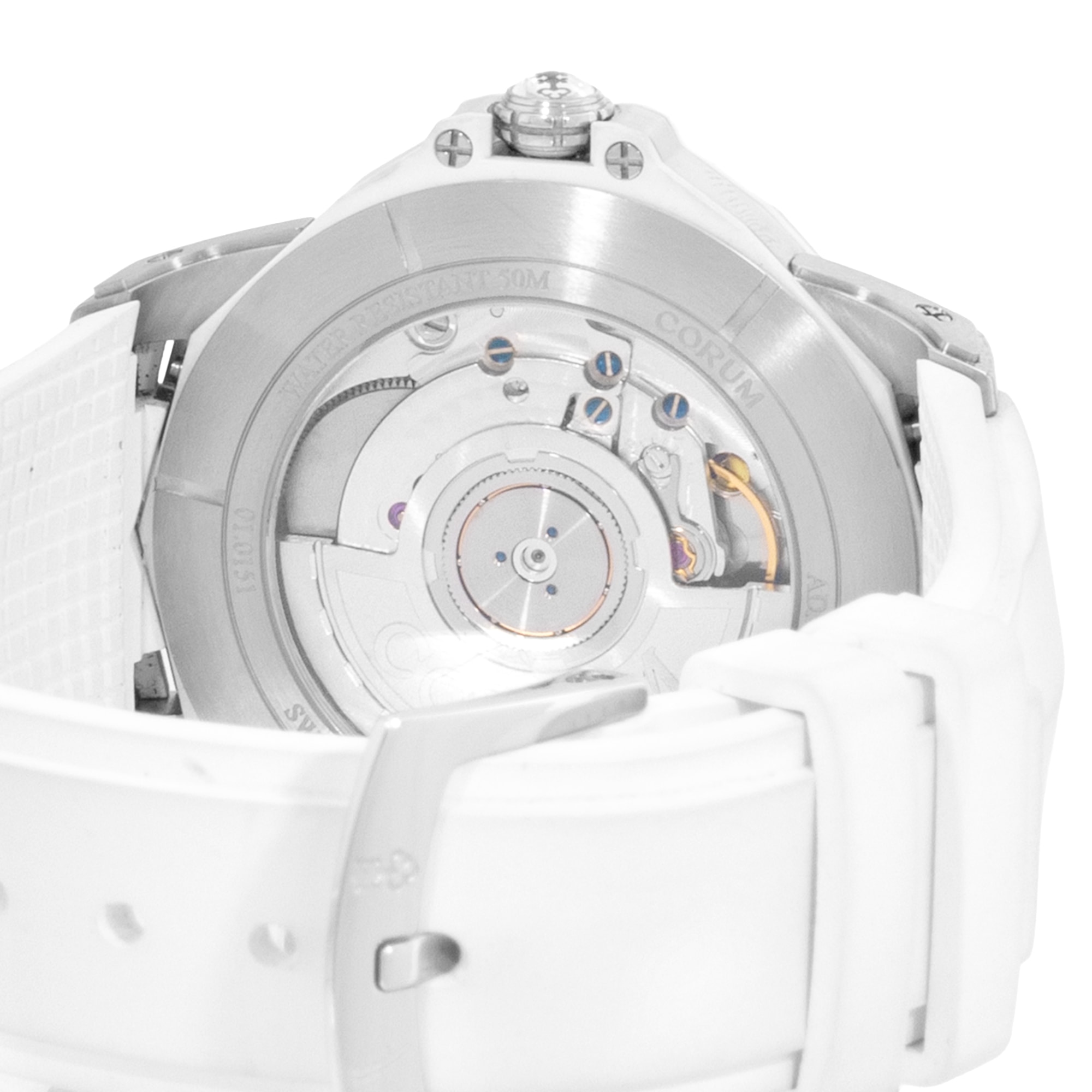 Corum Admiral AC-1 38 082.201.42F379 AA12 38mm Titanium Mens Watch Box Card