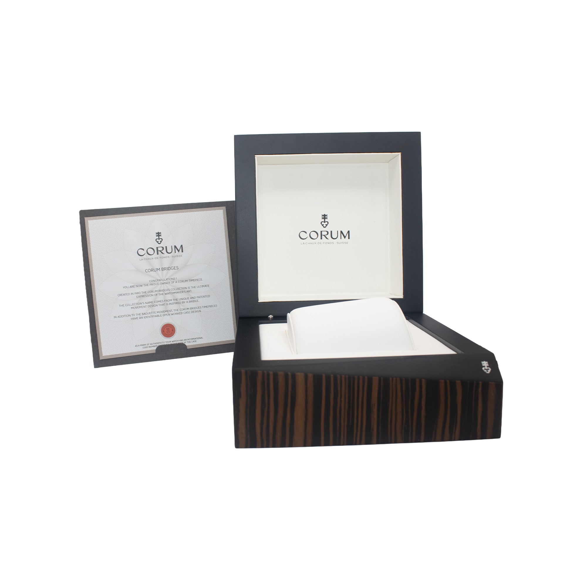 Corum Admiral 395.600.92/F371 BG10 42mm Ceramic Rose Gold Mens Watch Box Card