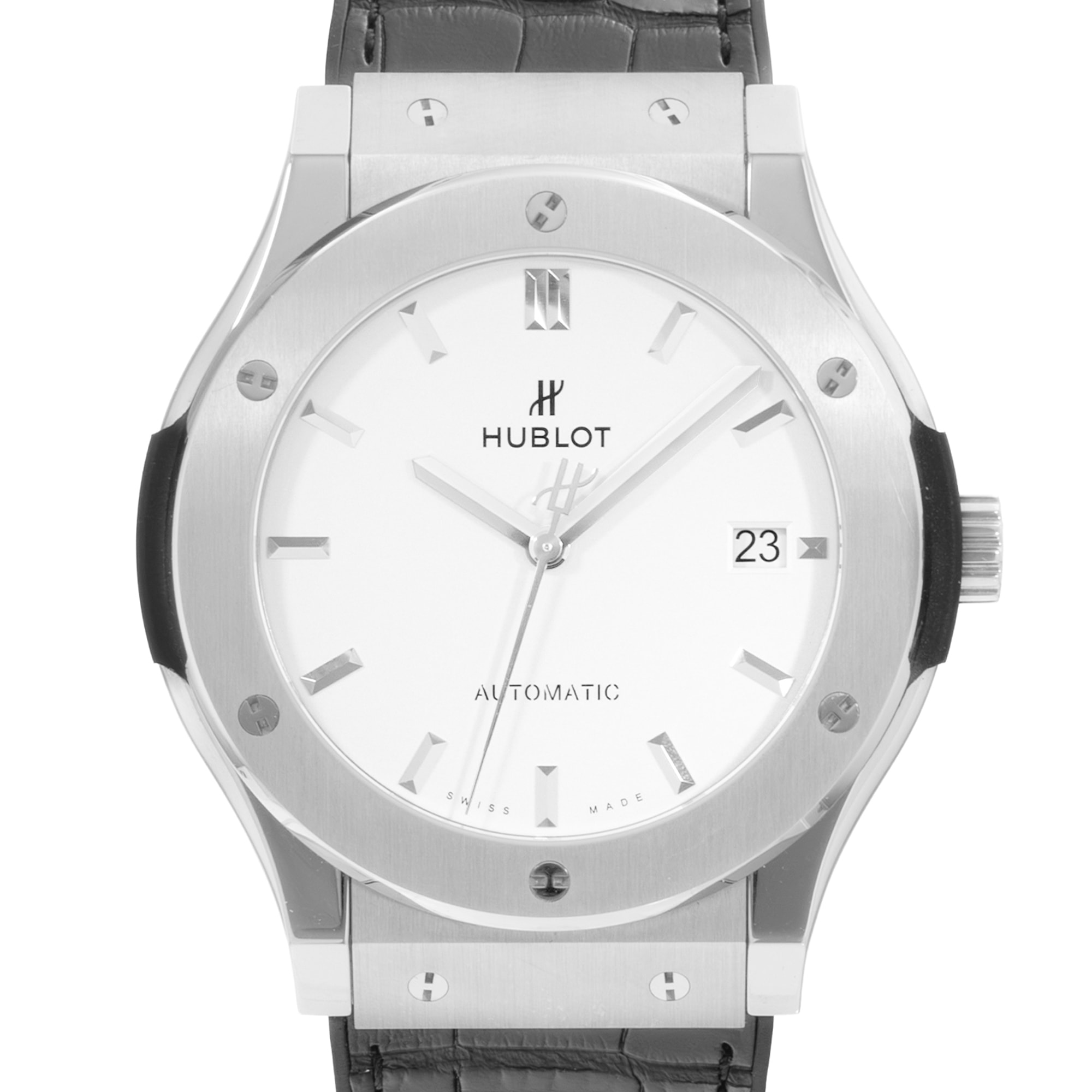 Hublot Classic Fusion 511.NX.2611.LR 45mm Silver Steel Mens Watch