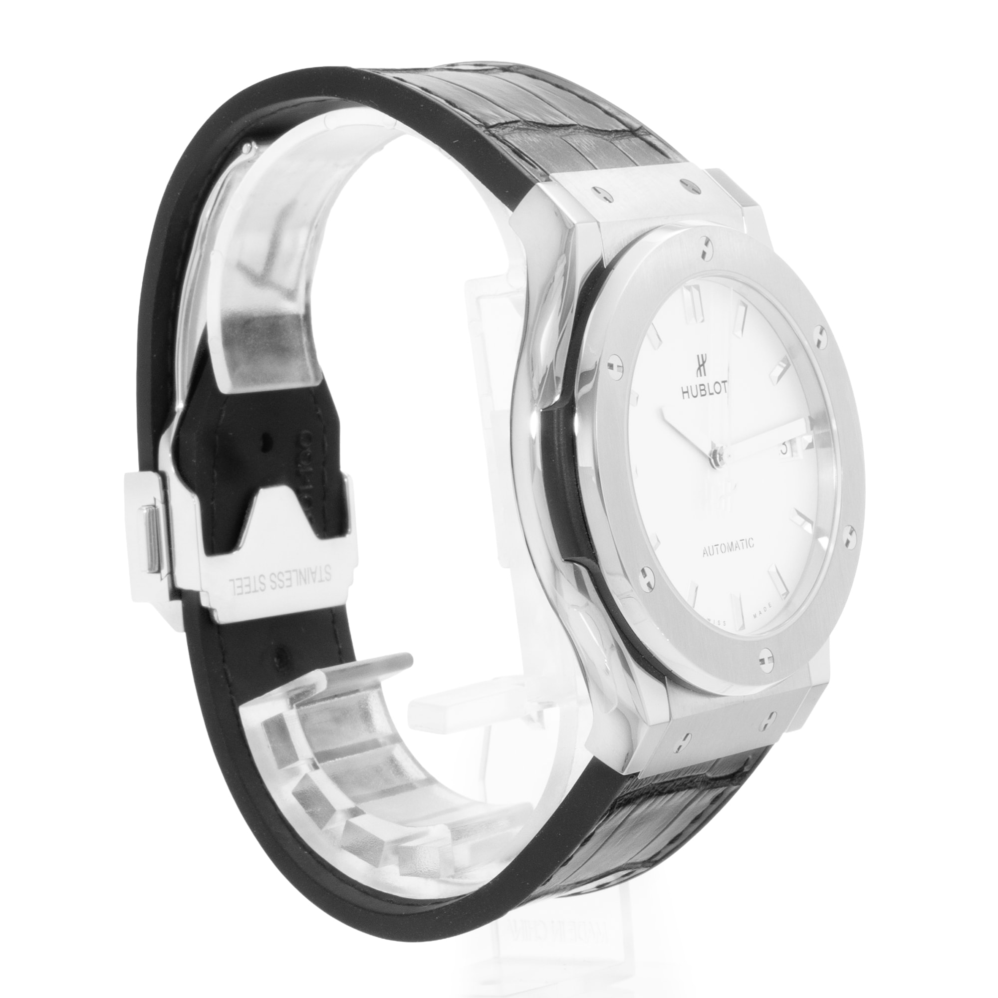 Hublot Classic Fusion 511.NX.2611.LR 45mm Silver Steel Mens Watch